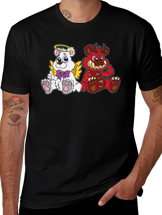 Angel & Devil Bear Graphic Tee