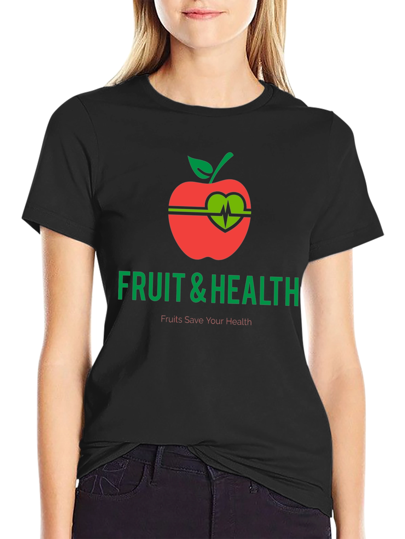 Fruit & Health Graphic T-Shirt - Eat Healthy!