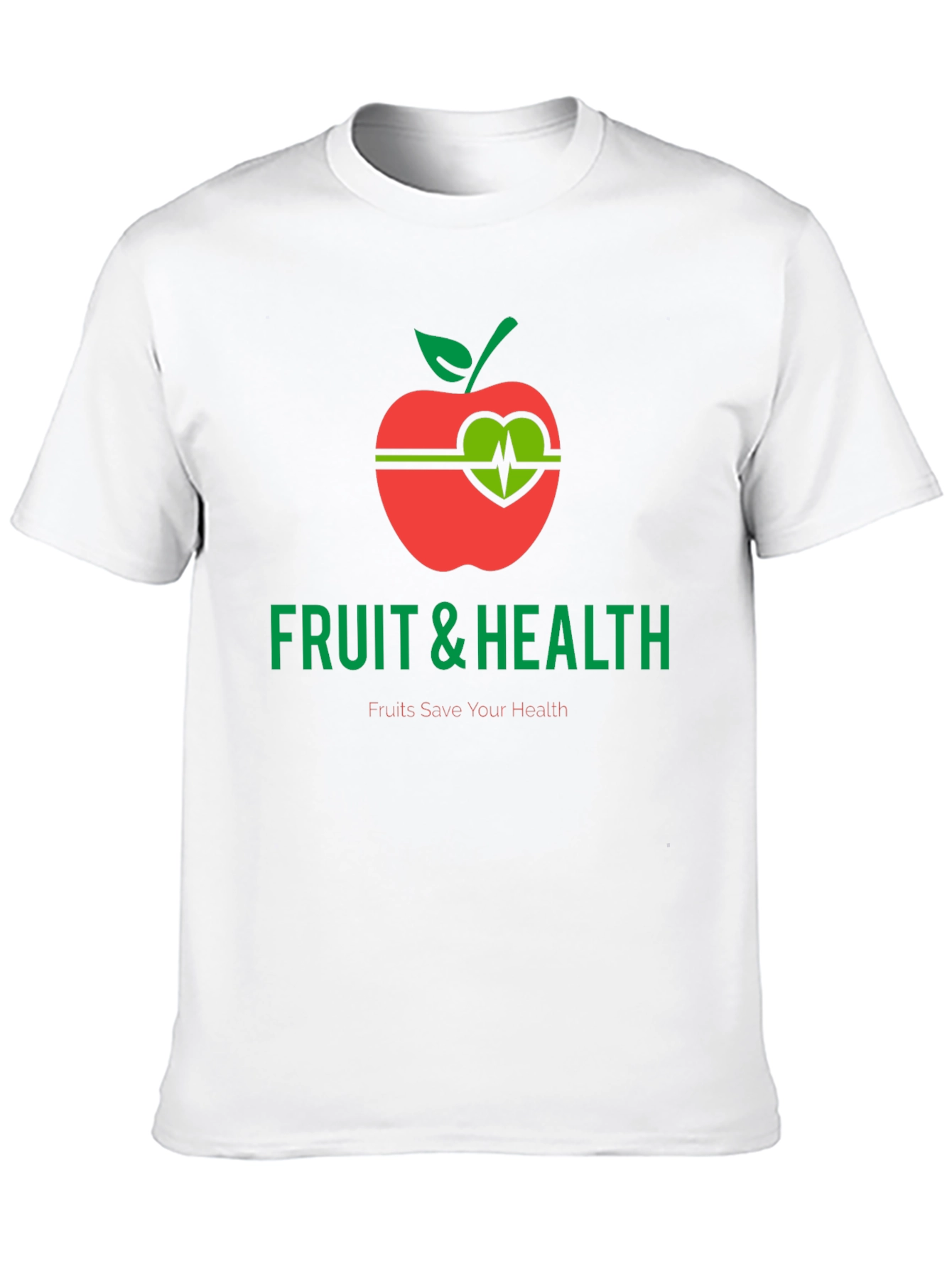 Fruit & Health Graphic T-Shirt - Eat Healthy!