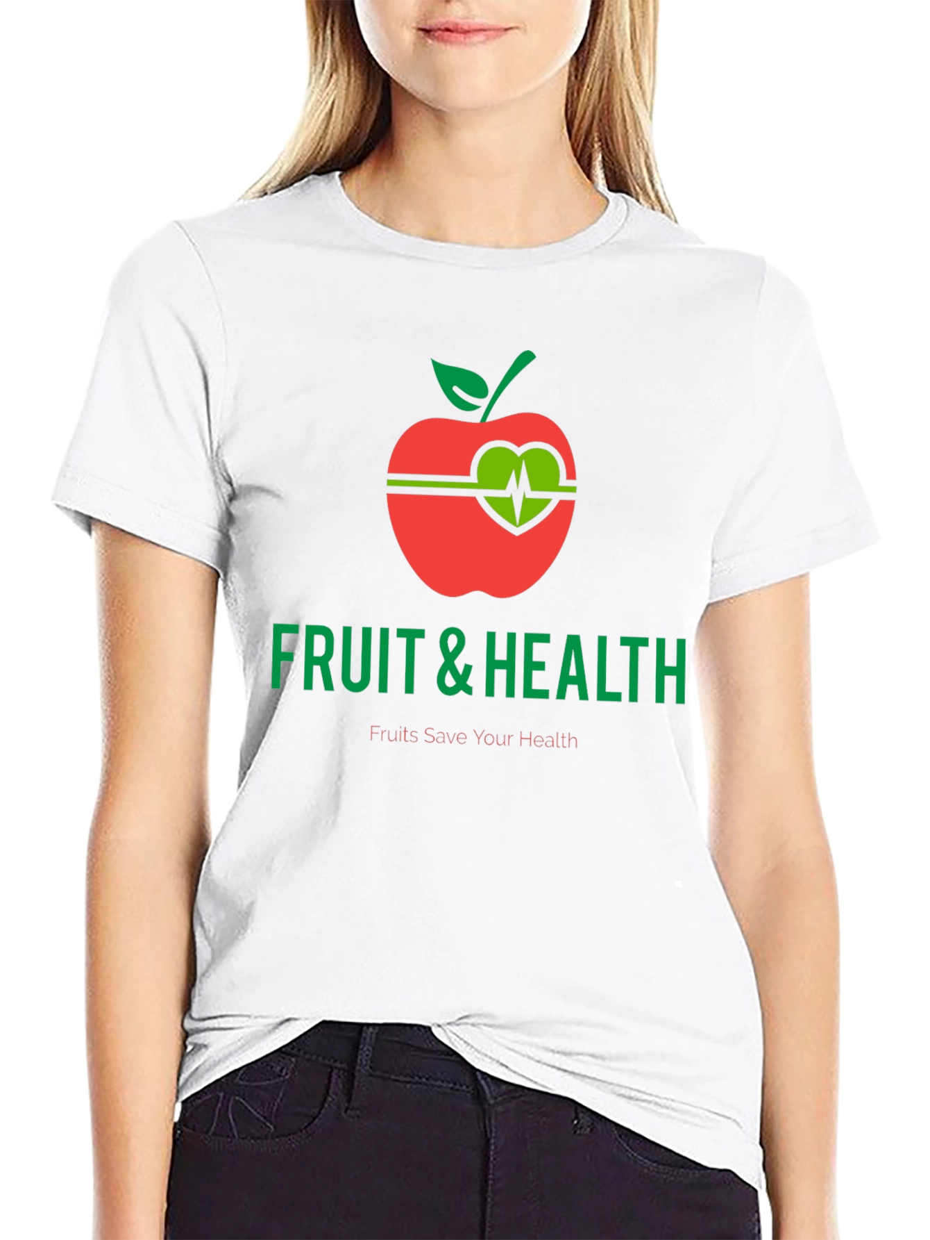 Fruit & Health Graphic T-Shirt - Eat Healthy!