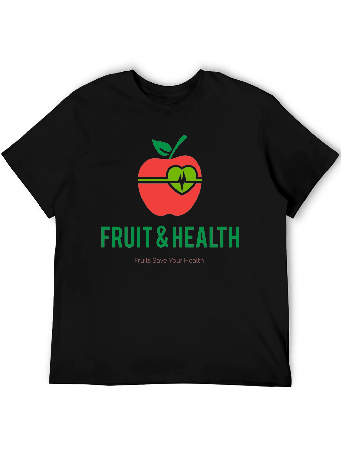 Fruit & Health Graphic T-Shirt - Eat Healthy!
