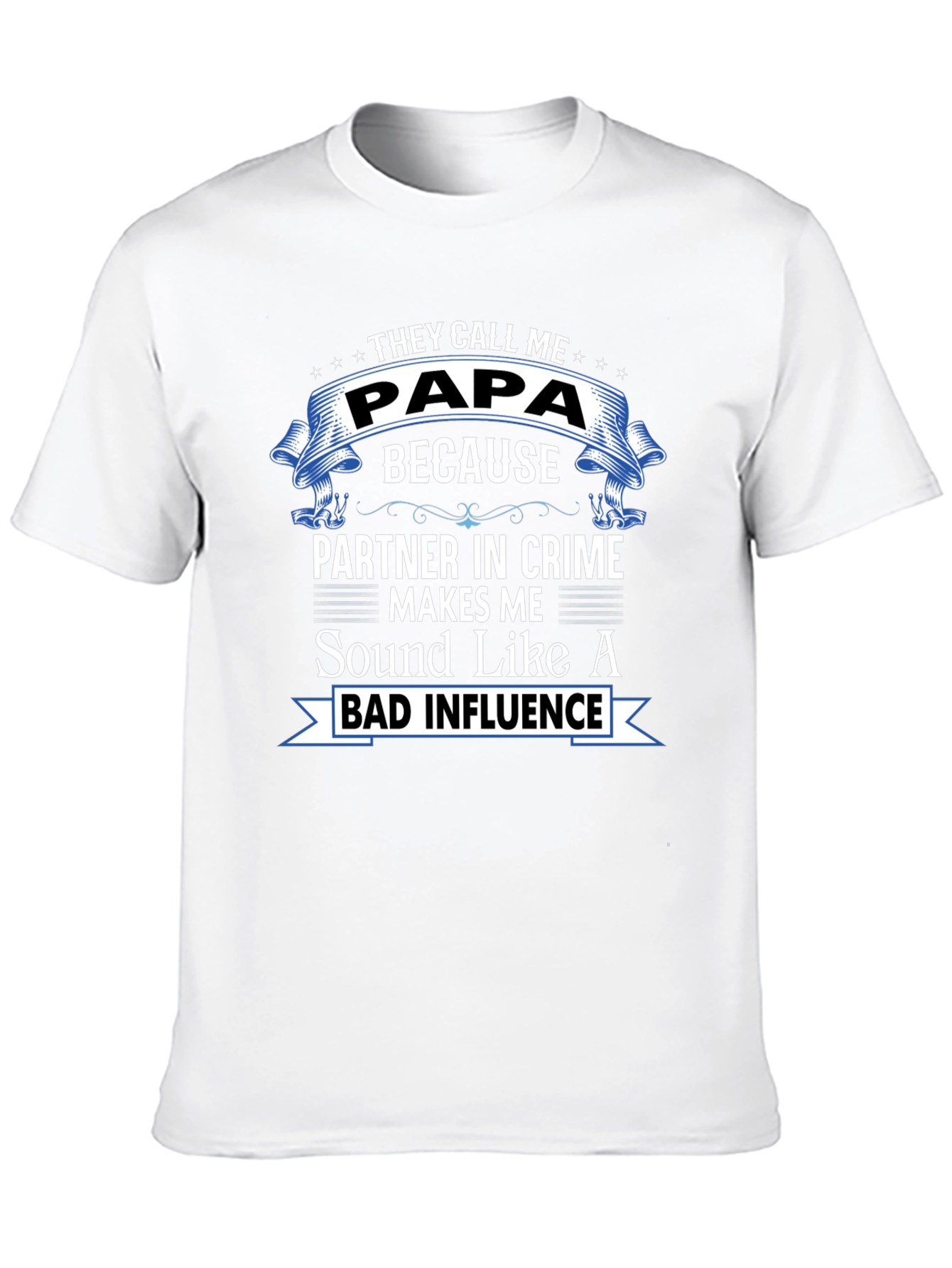 Papa: Partner in Crime Graphic T-Shirt