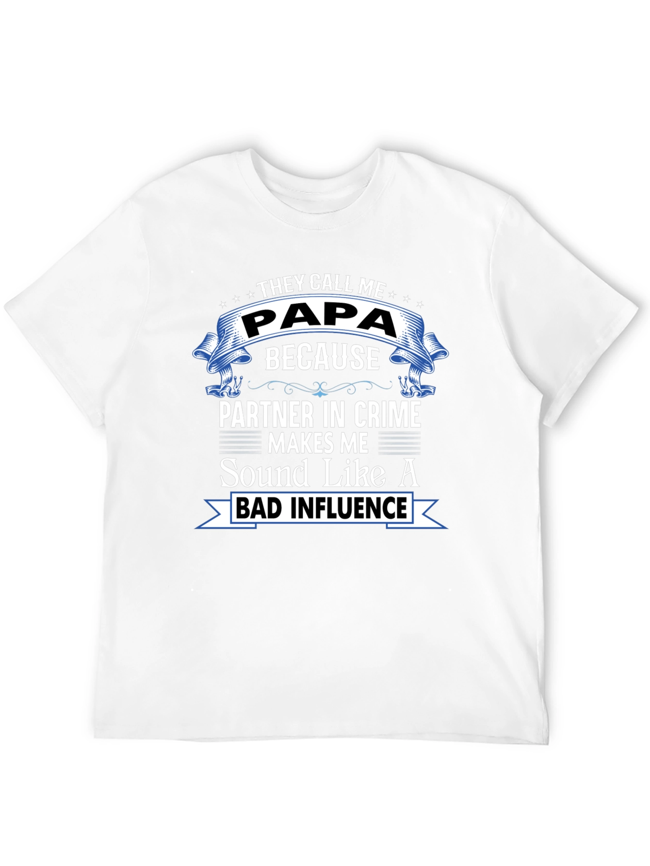 Papa: Partner in Crime Graphic T-Shirt