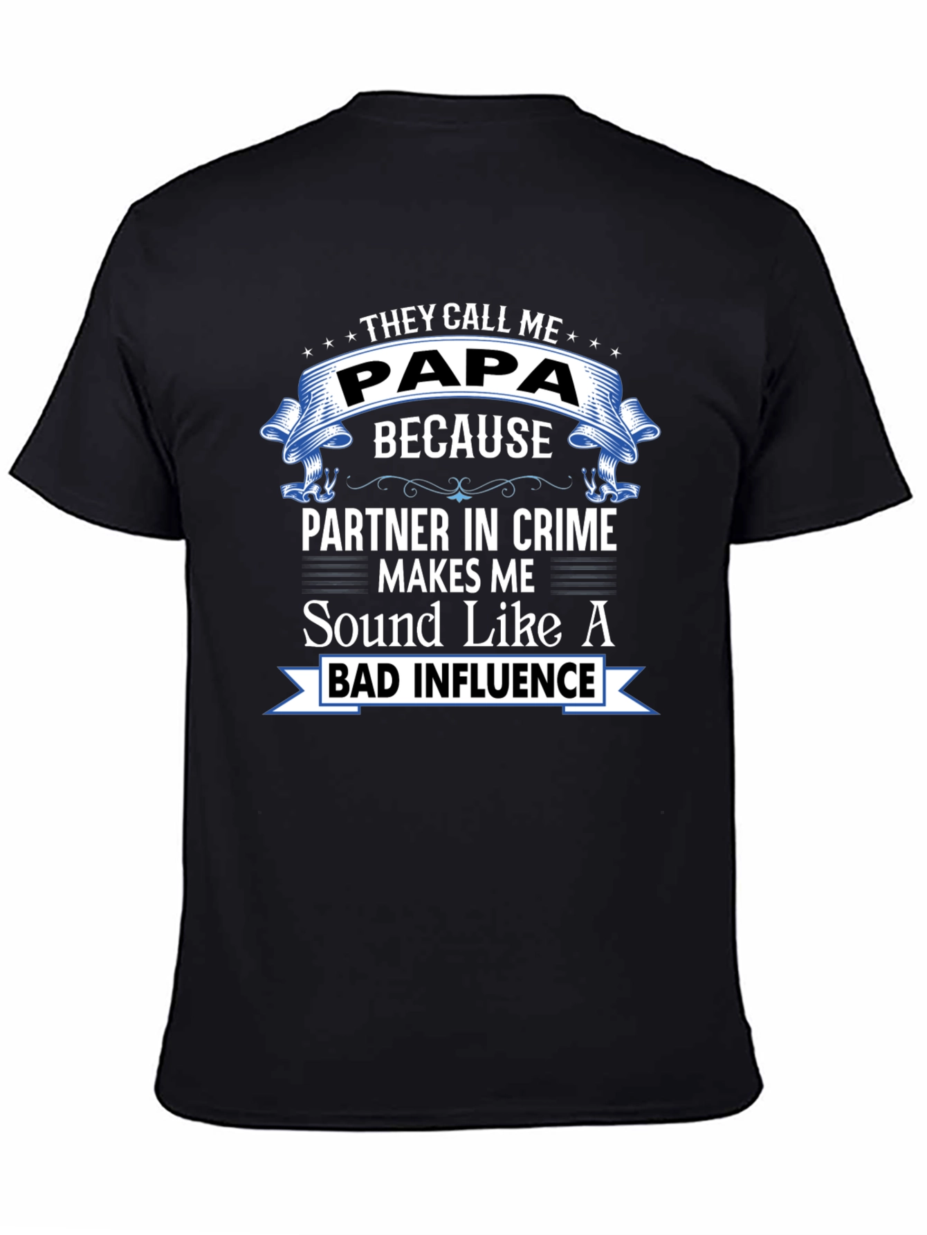 Papa: Partner in Crime Graphic T-Shirt