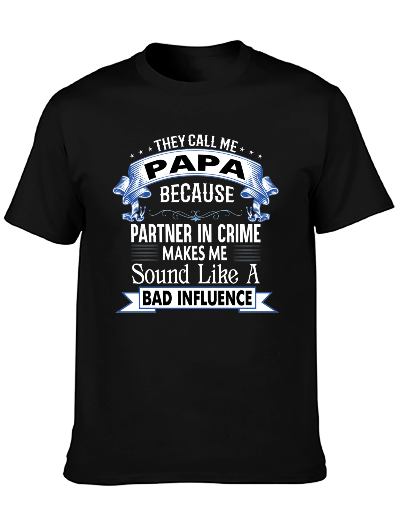 Papa: Partner in Crime Graphic T-Shirt