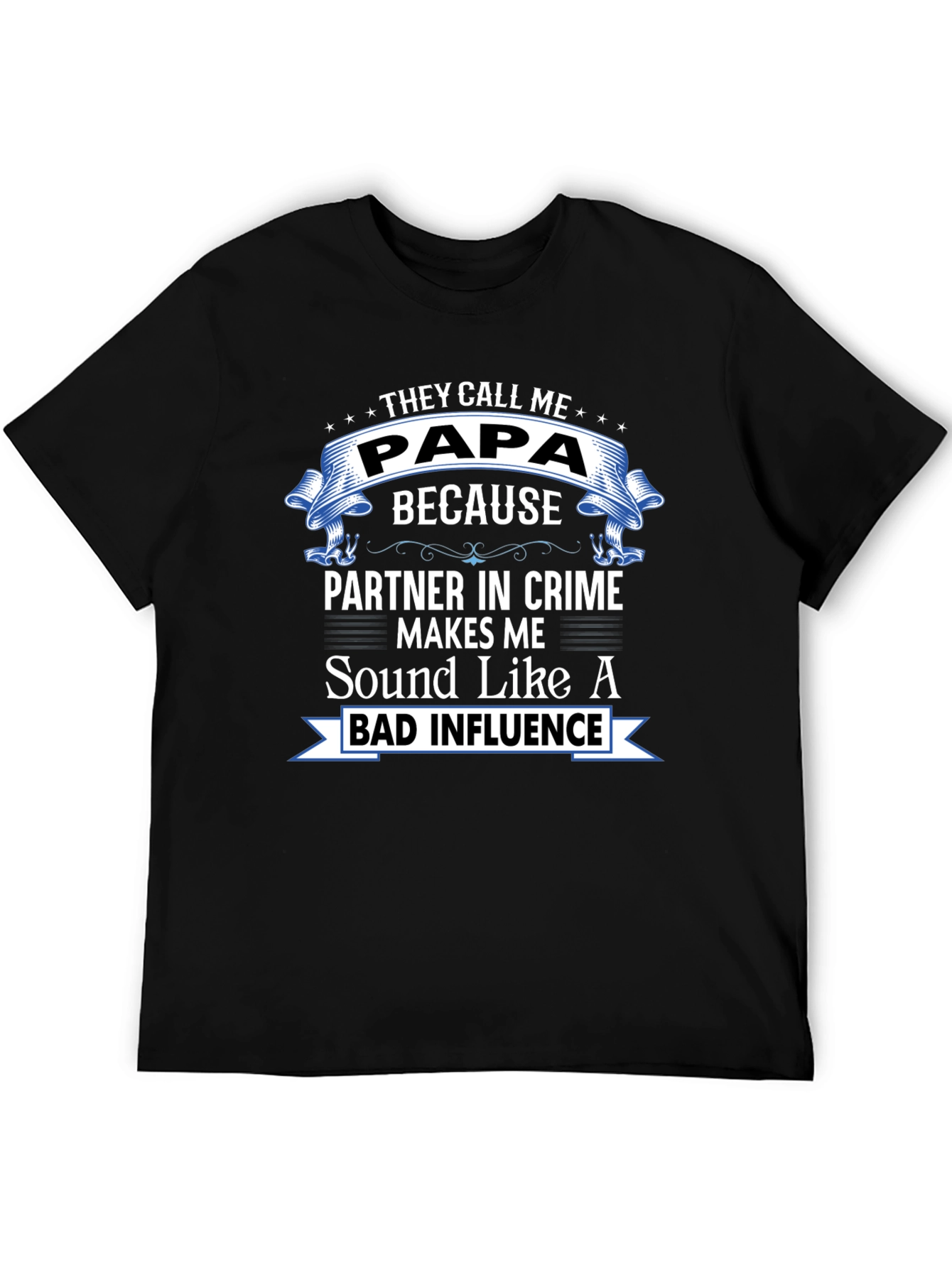Papa: Partner in Crime Graphic T-Shirt