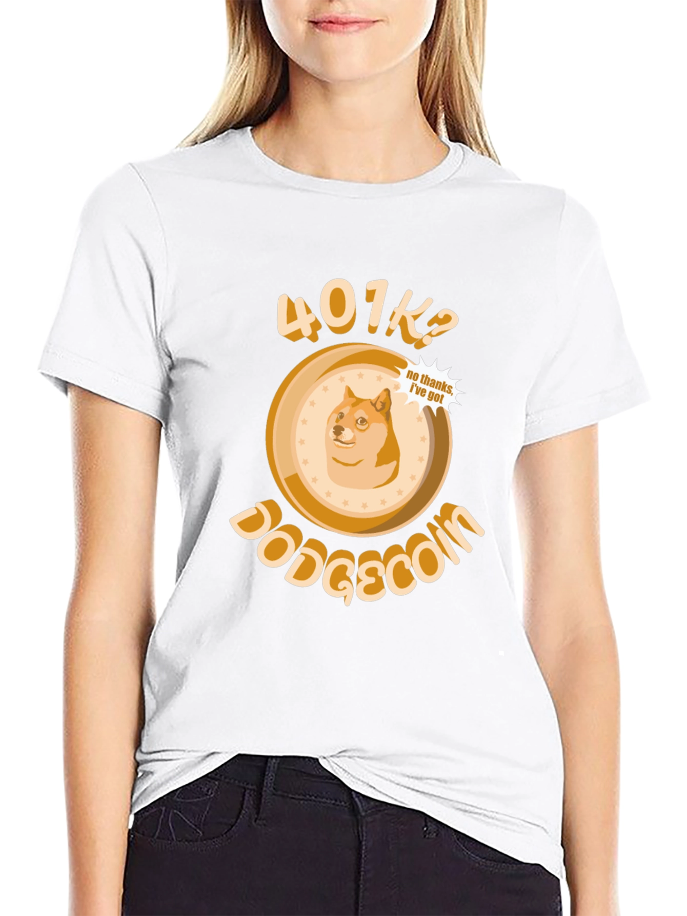 DogeCoin 401K? T-Shirt - Crypto Investing