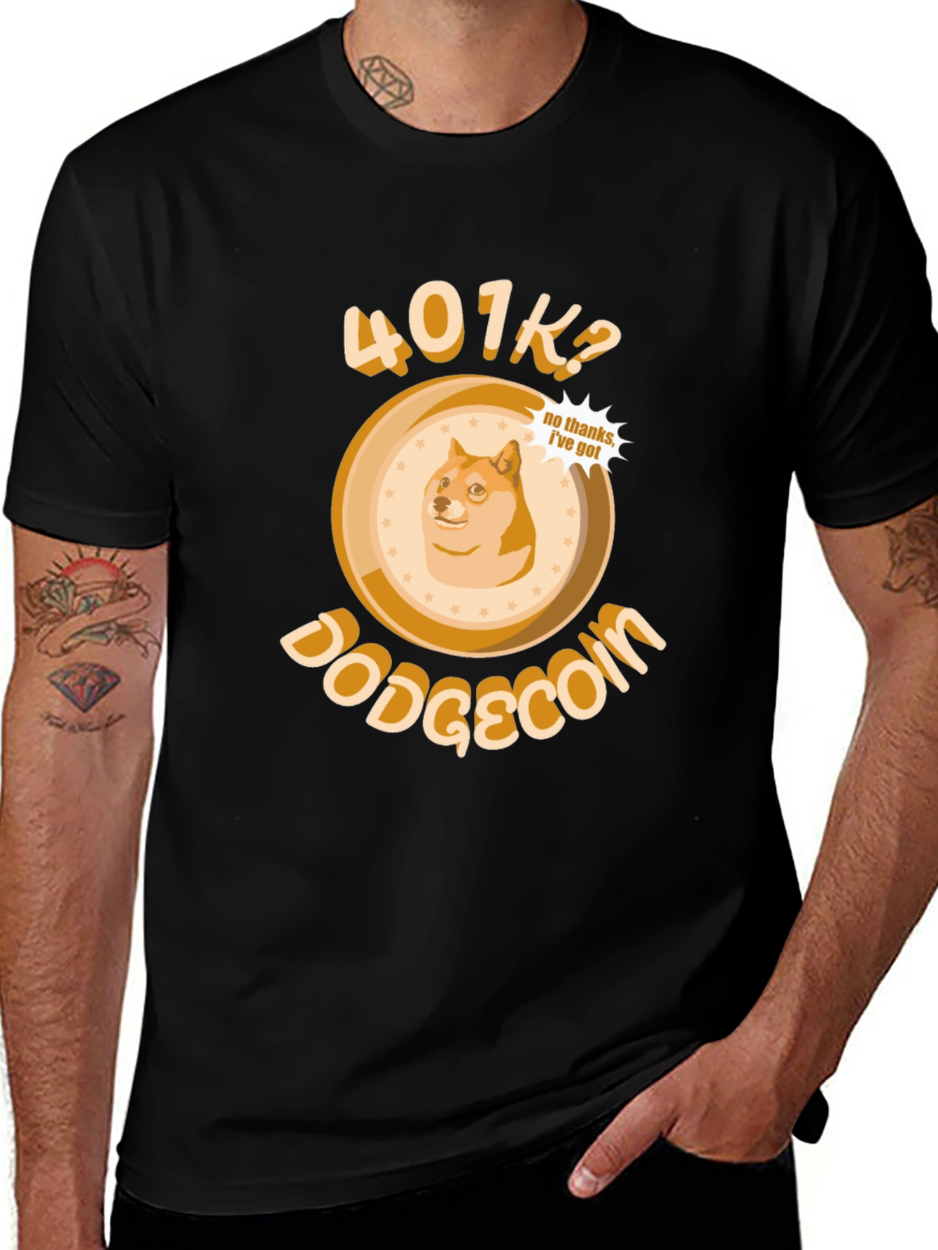 DogeCoin 401K? T-Shirt - Crypto Investing