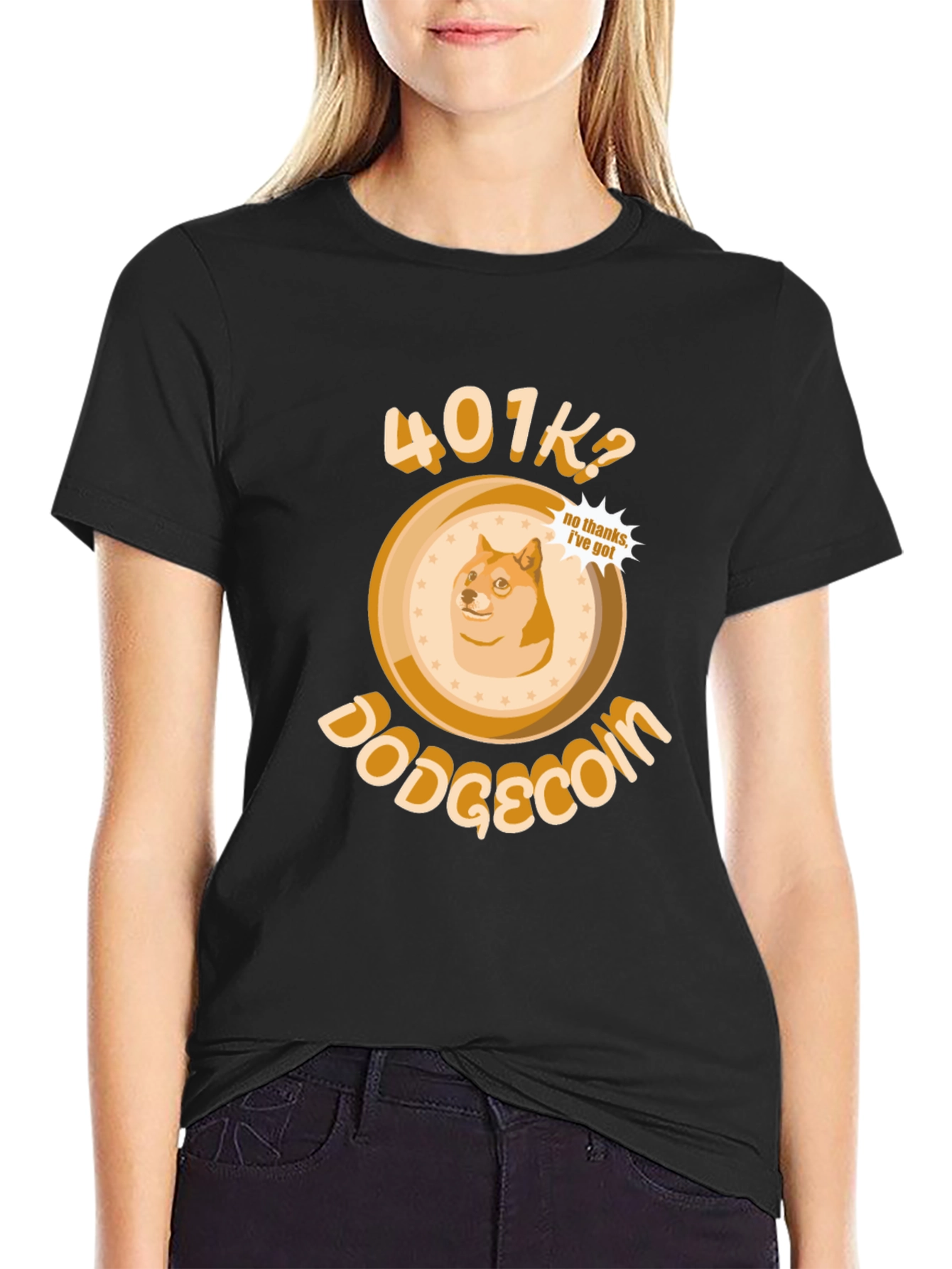DogeCoin 401K? T-Shirt - Crypto Investing