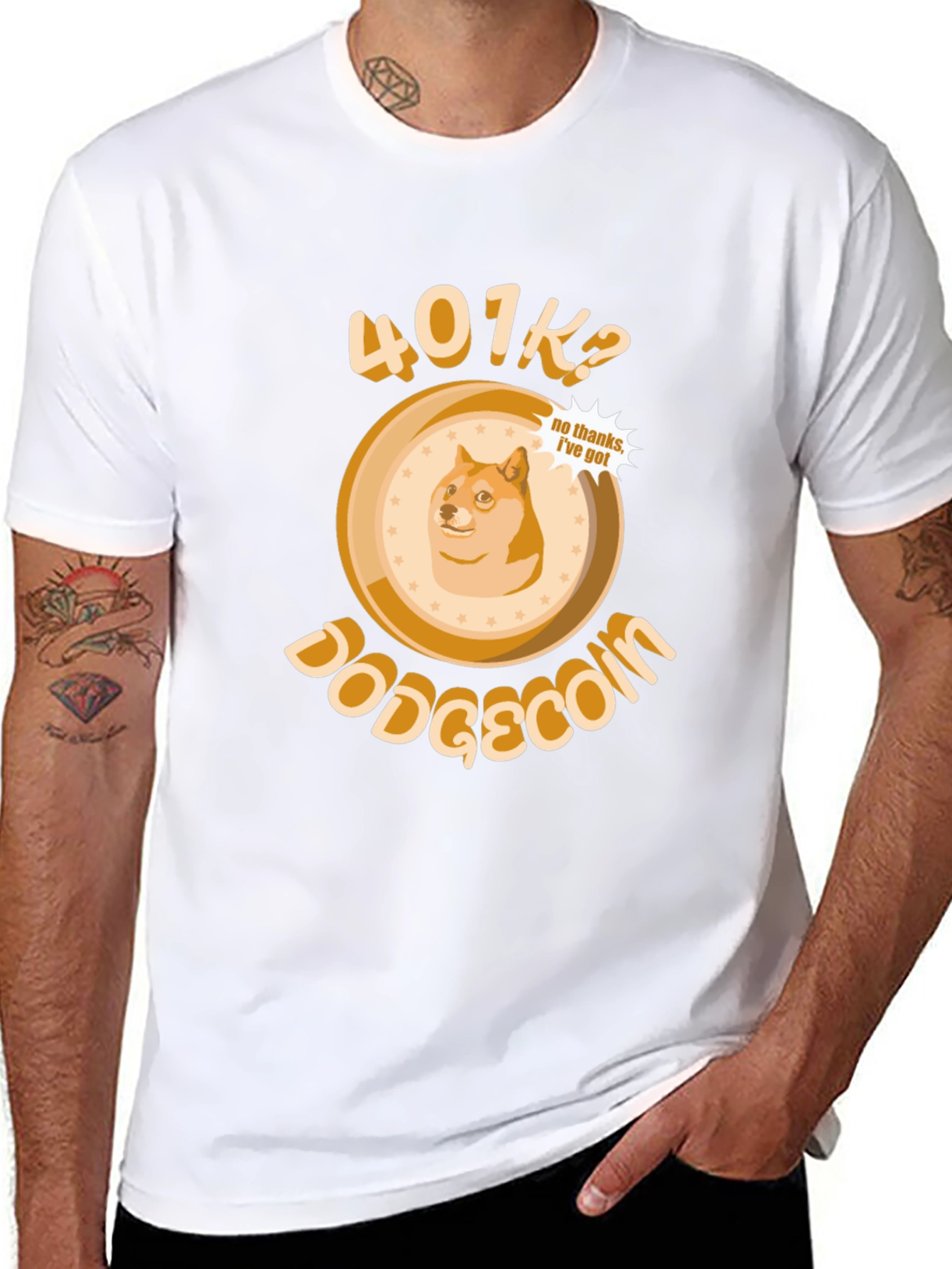DogeCoin 401K? T-Shirt - Crypto Investing