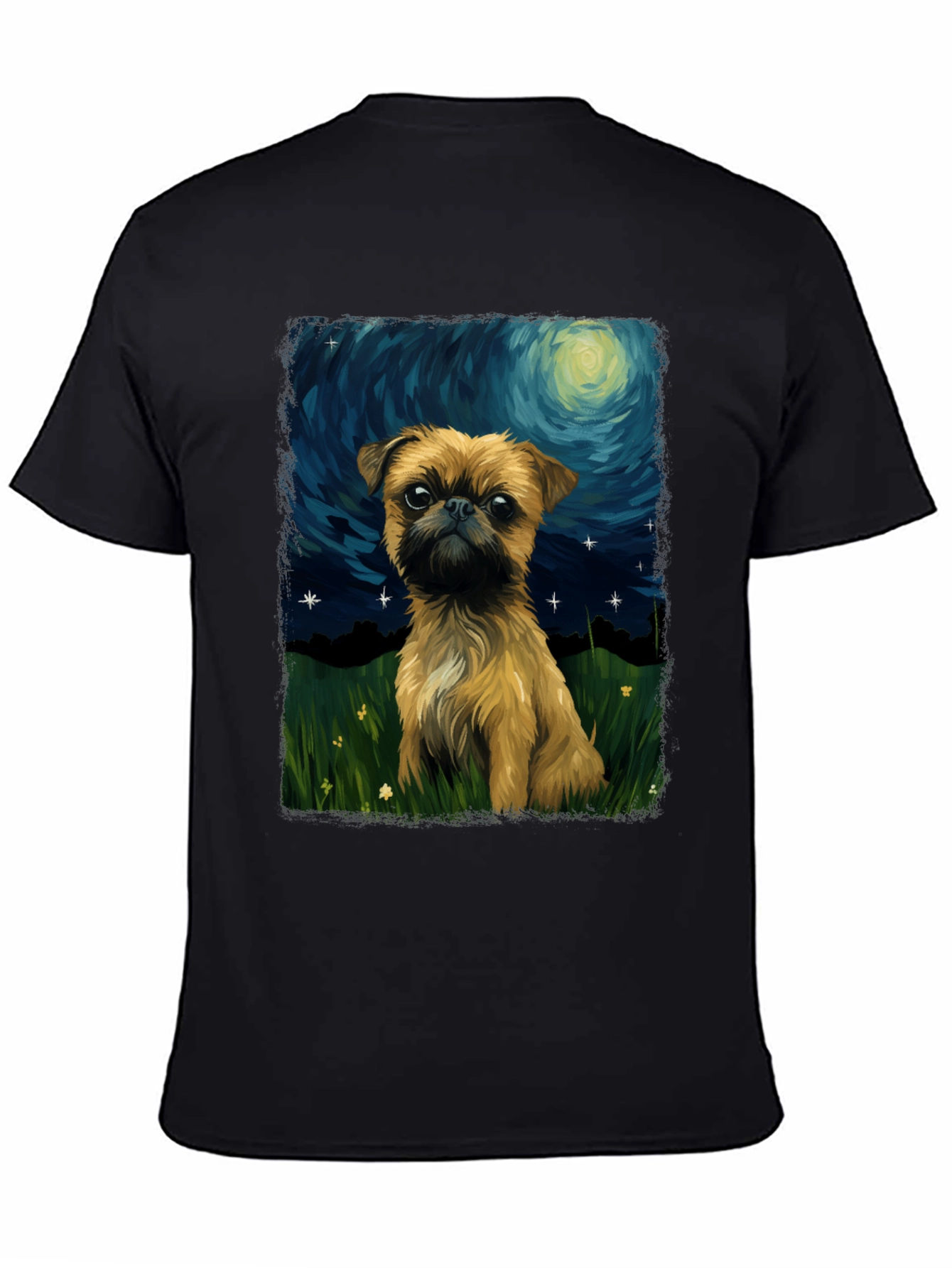 Griffon Bruxellois Starry Night T-Shirt