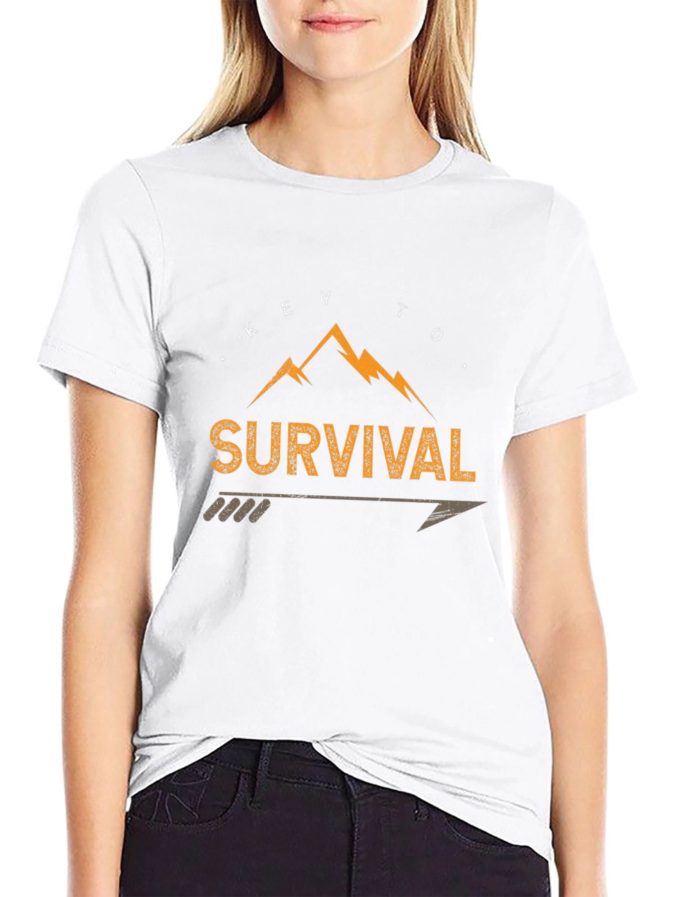 Key To Survival Mountain Arrow T-Shirt