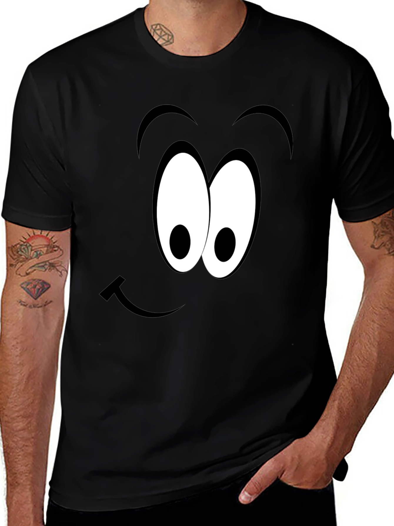 Funny Face Graphic Tee - Express Yourself!