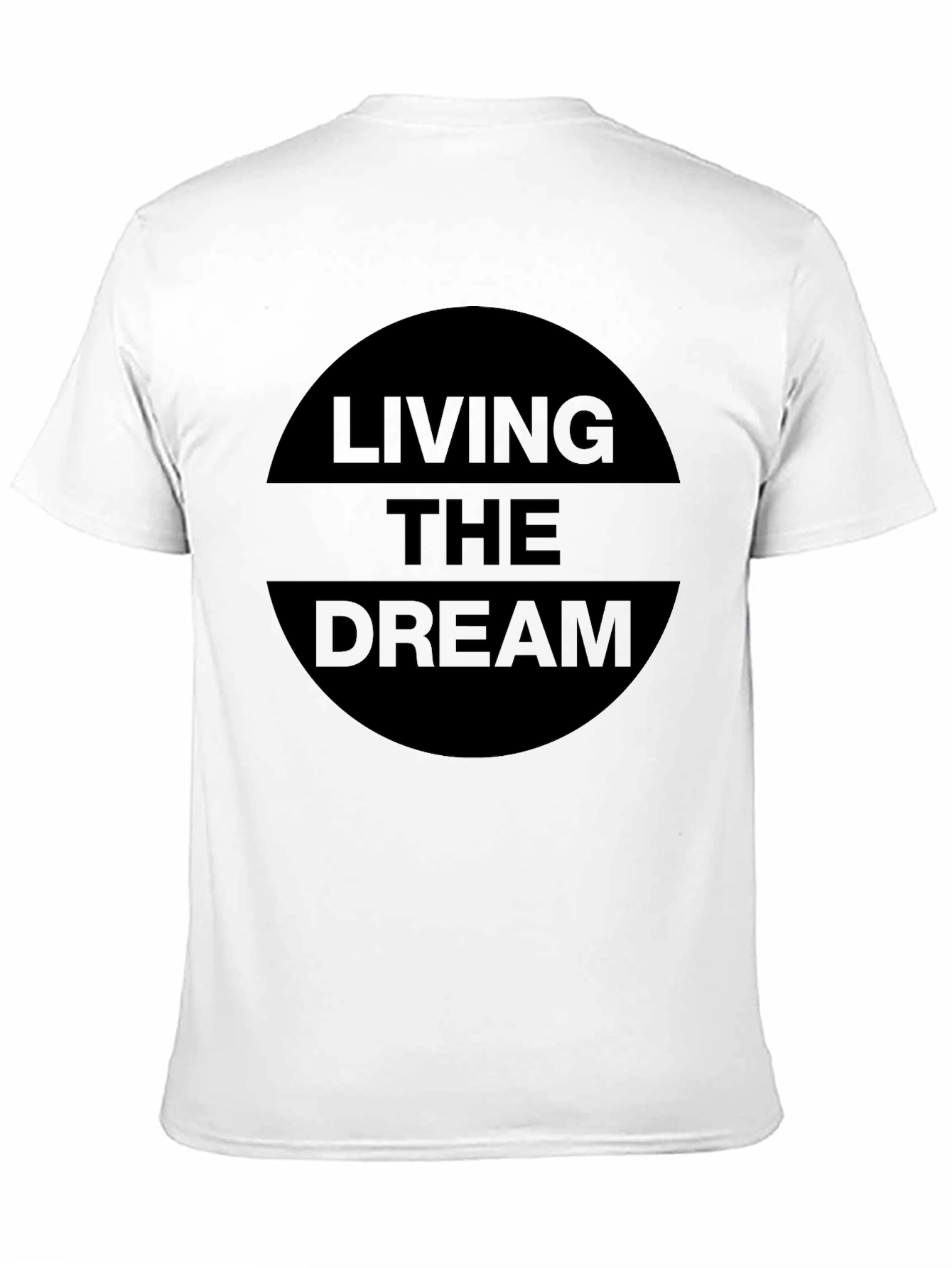 Living The Dream Graphic Tee - Black