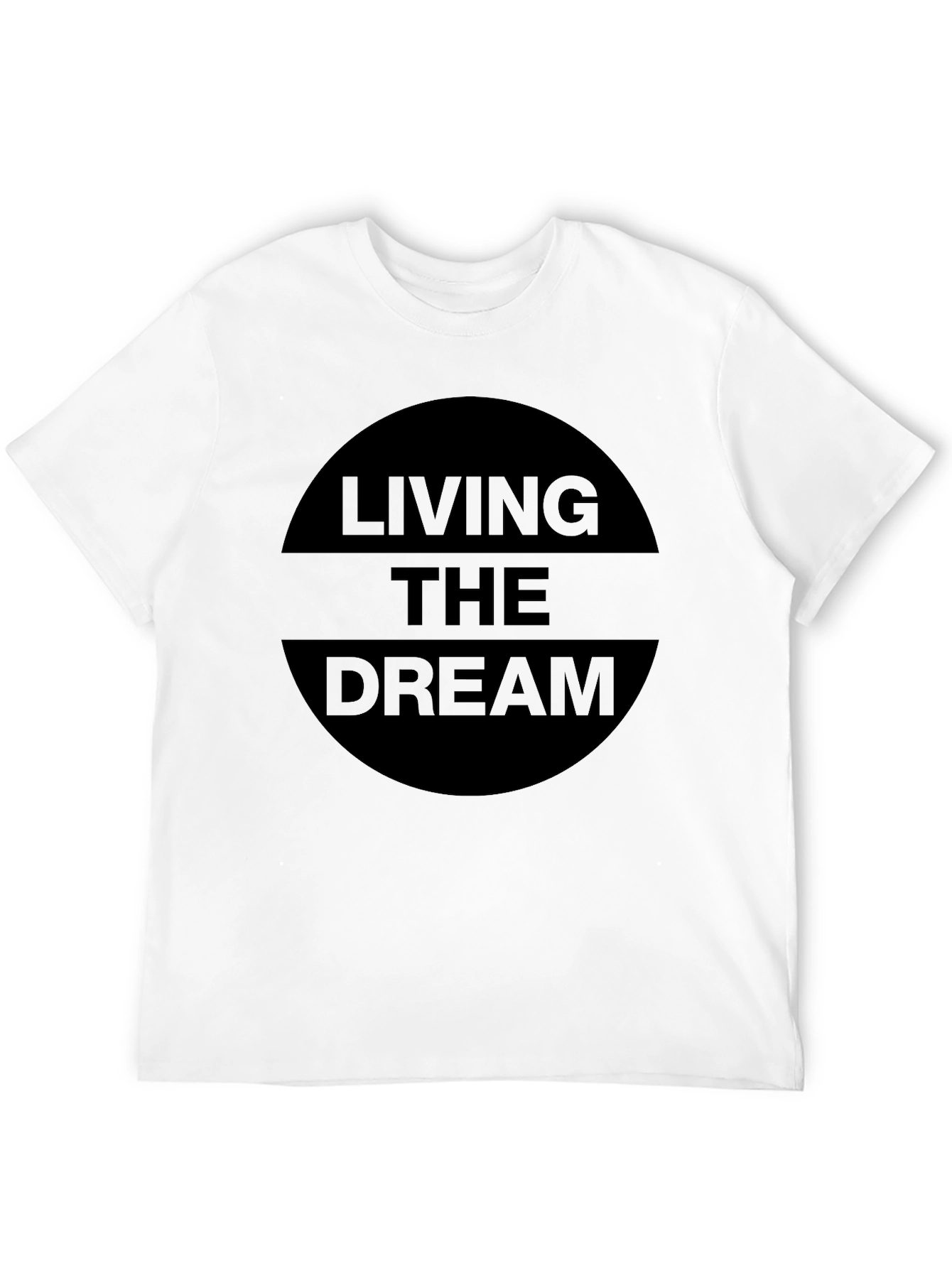 Living The Dream Graphic Tee - Black