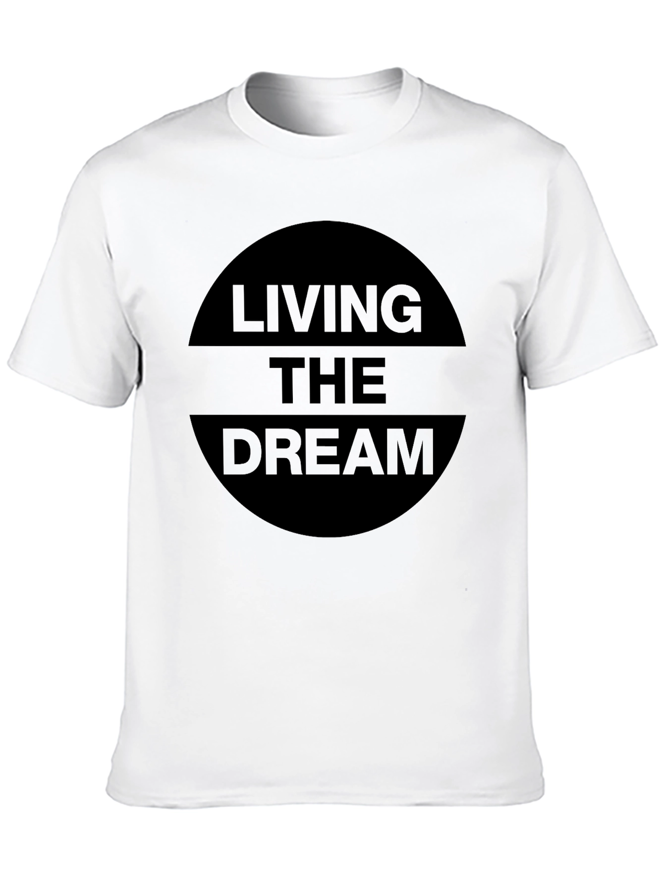 Living The Dream Graphic Tee - Black