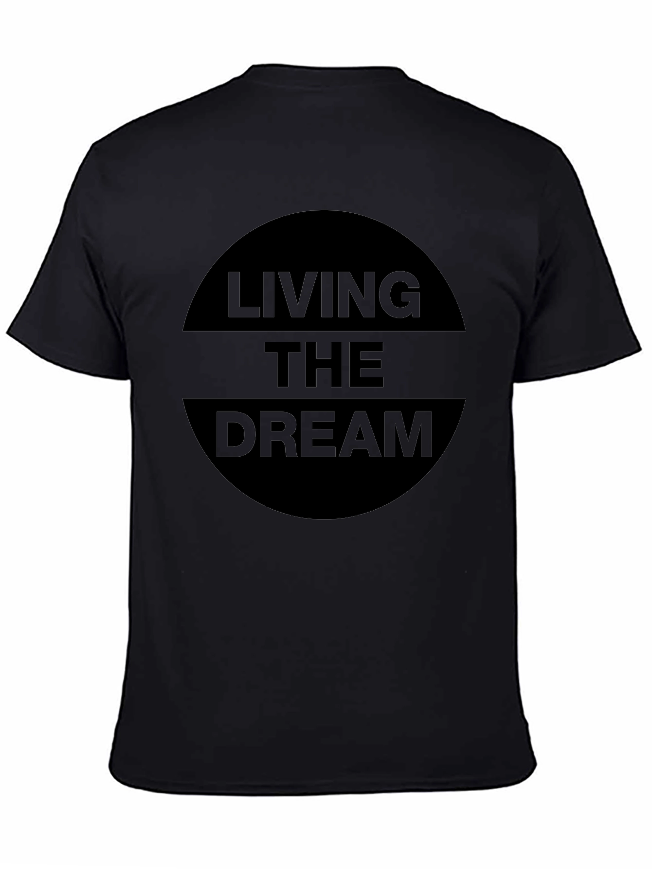 Living The Dream Graphic Tee - Black