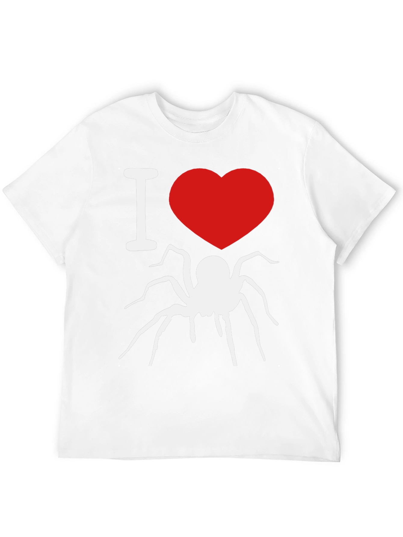 I Heart Spiders Graphic Tee - Black Cotton T-Shirt