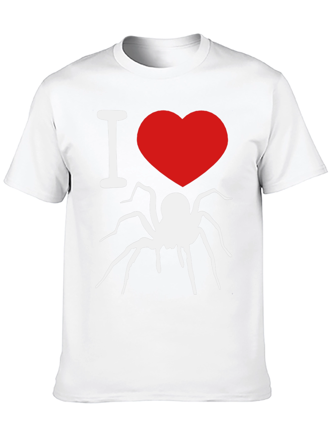 I Heart Spiders Graphic Tee - Black Cotton T-Shirt