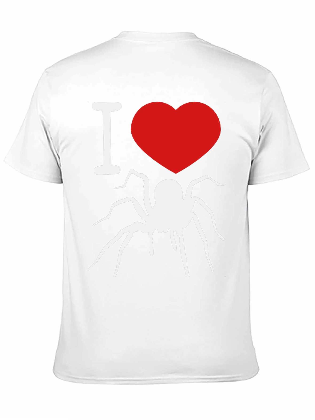 I Heart Spiders Graphic Tee - Black Cotton T-Shirt