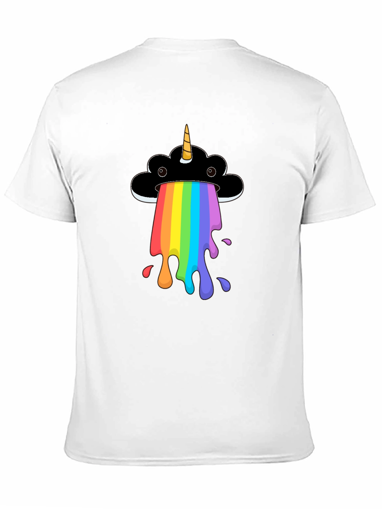 Rainbow Unicorn Cloud Graphic T-Shirt