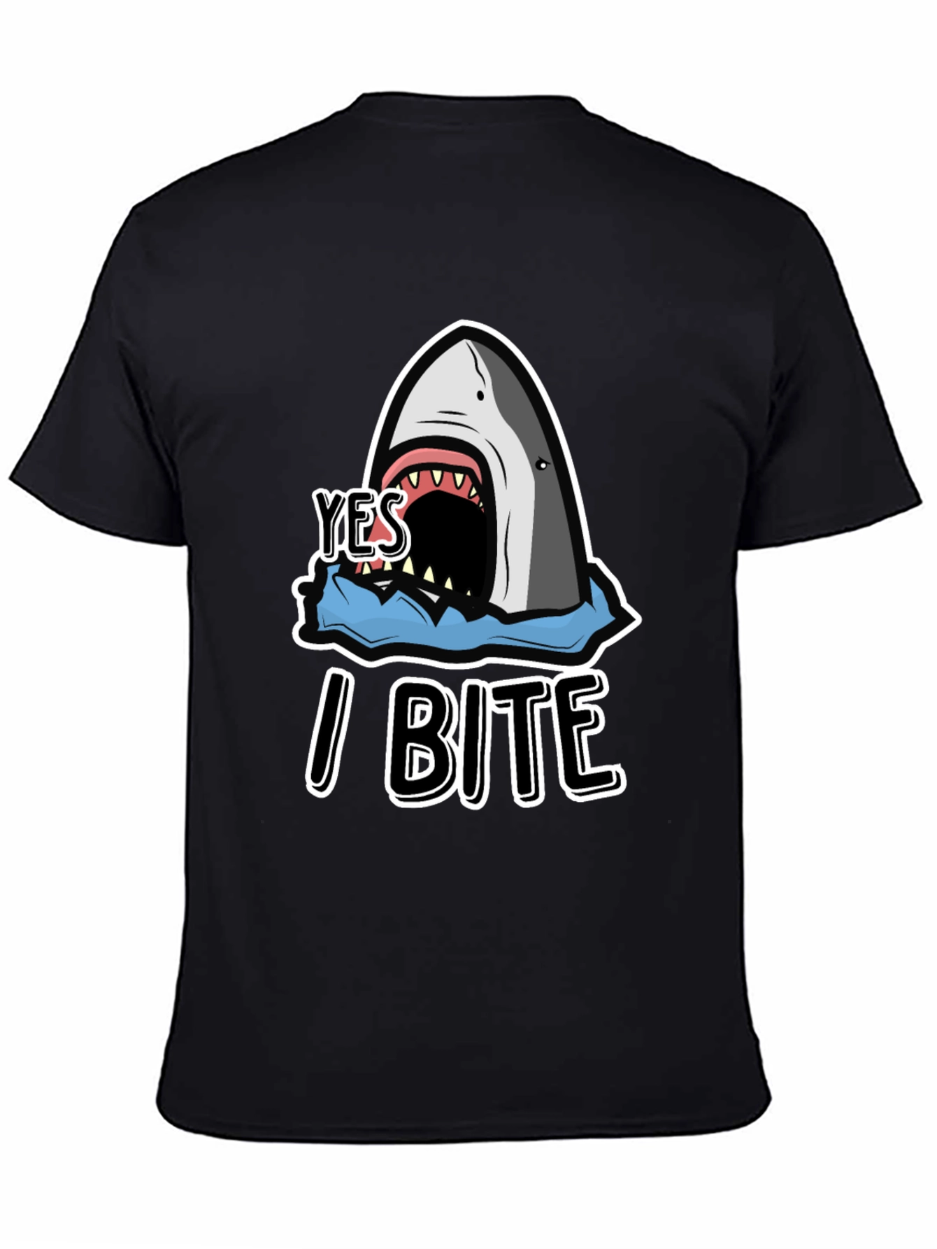 Yes I Bite T-Shirt - Shark Graphic Tee