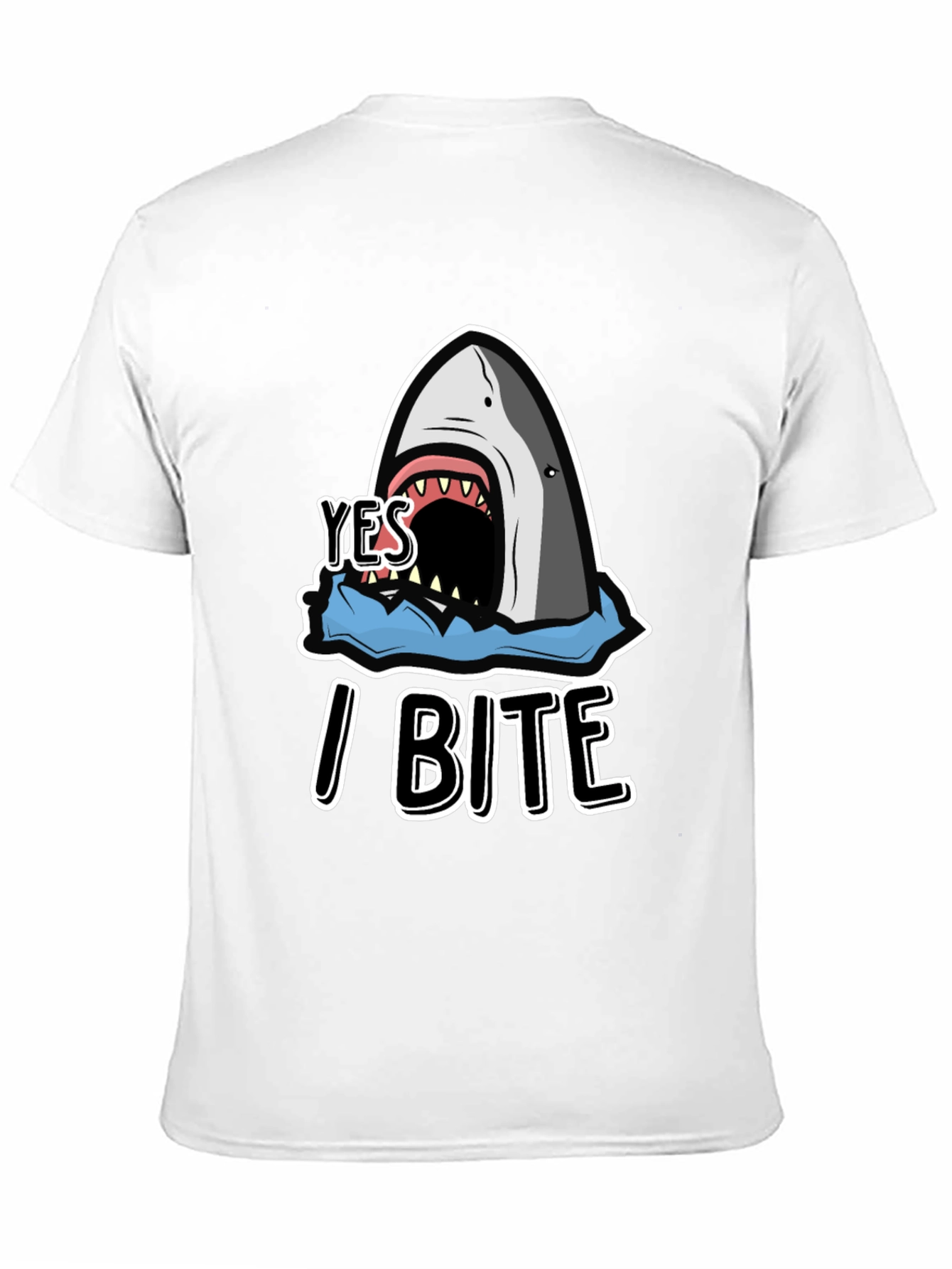 Yes I Bite T-Shirt - Shark Graphic Tee