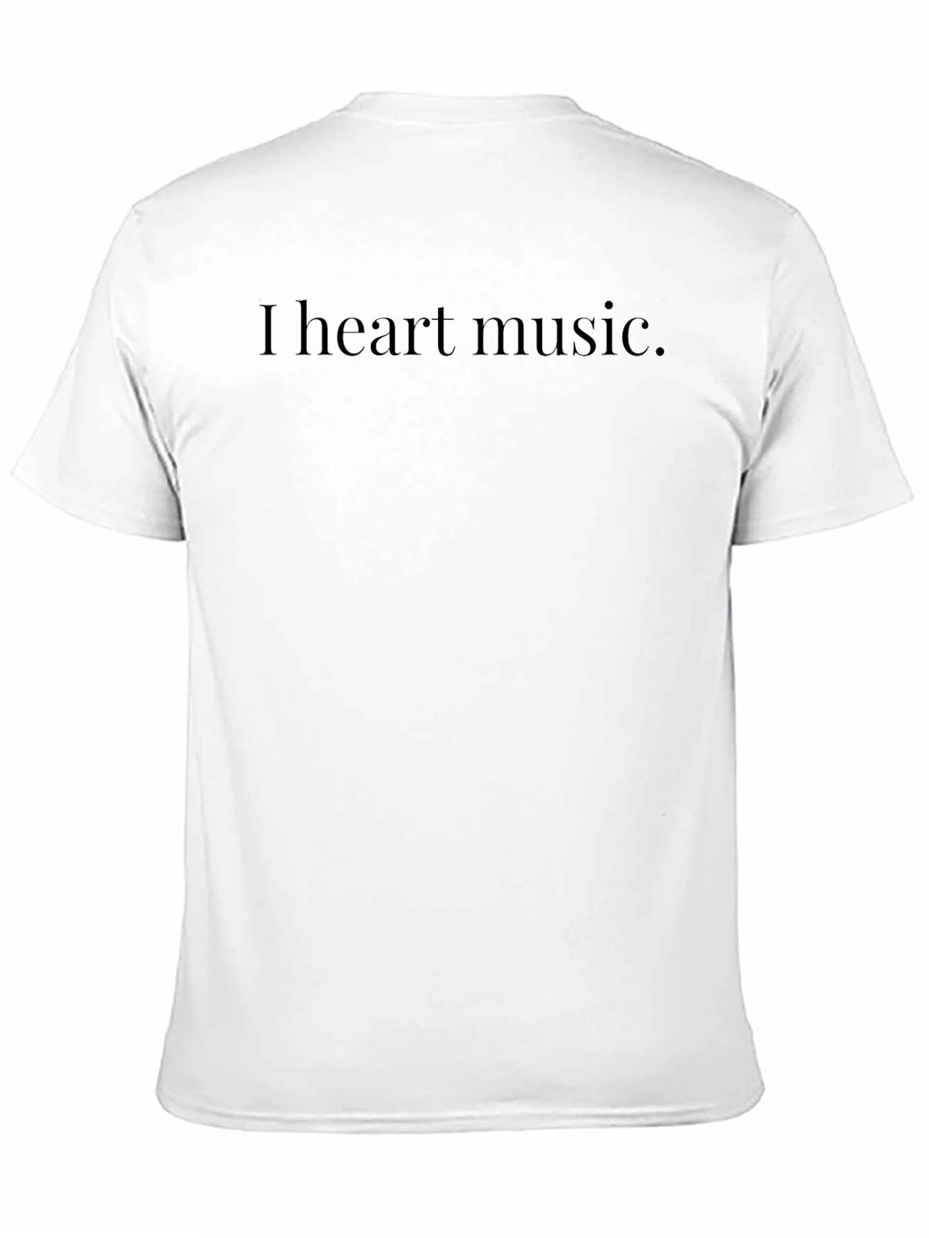 I Heart Music Black T-Shirt