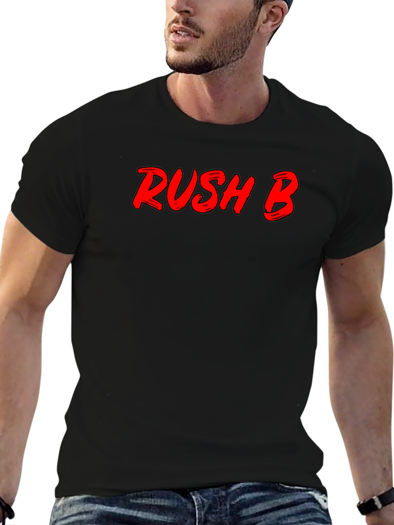 Rush B Graphic T-Shirt - Bold Statement Tee