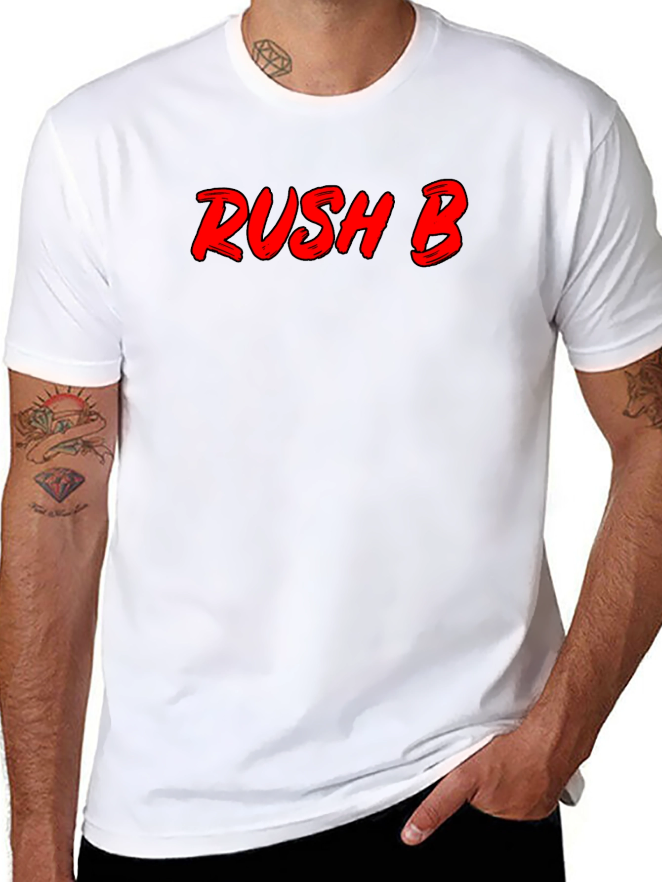 Rush B Graphic T-Shirt - Bold Statement Tee
