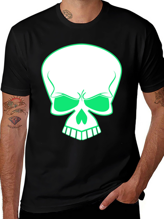 Skull Graphic Tee - Mens Short Sleeve Black T-Shirt