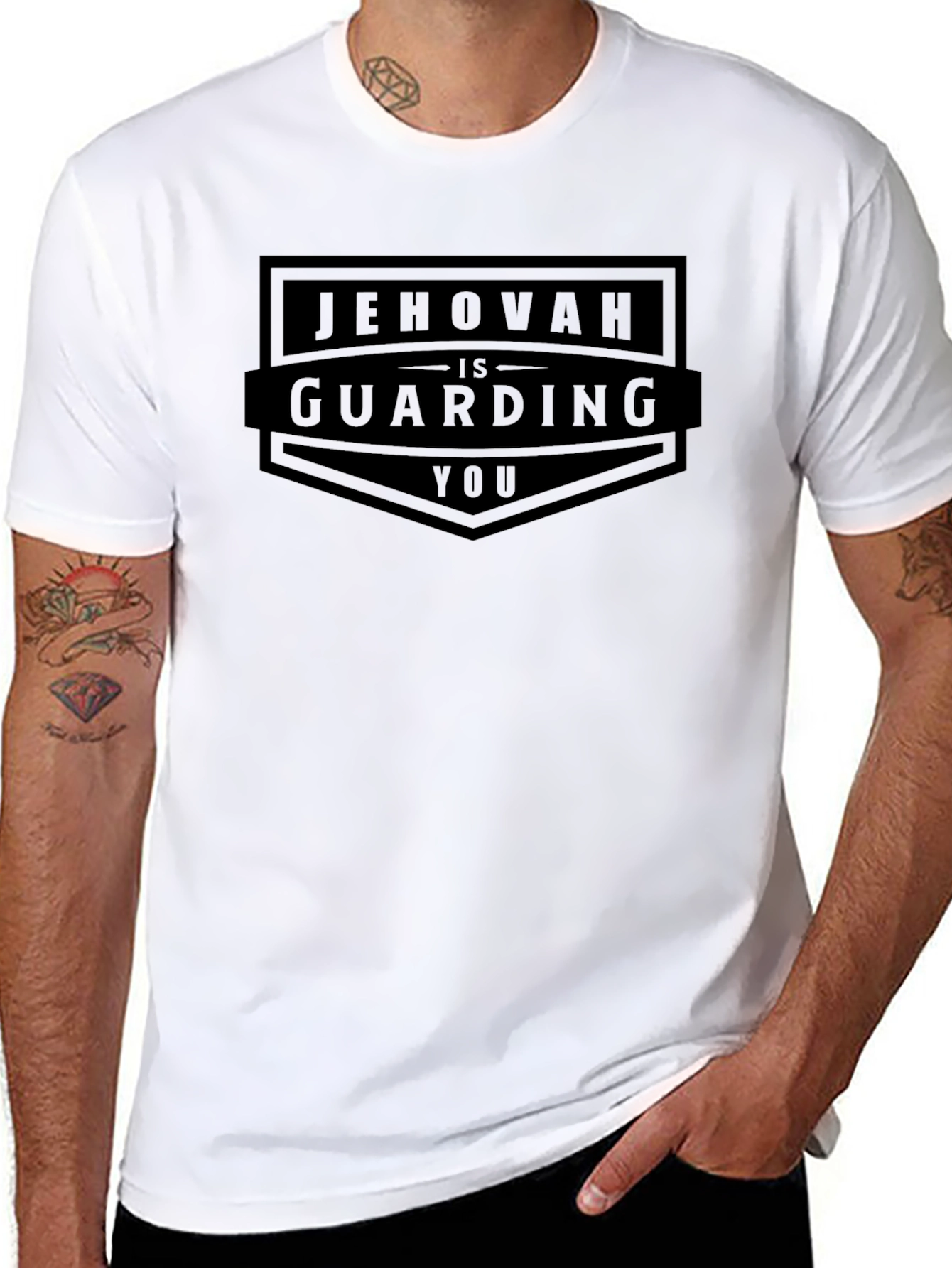 Jehovah is Guarding You Graphic T-Shirt