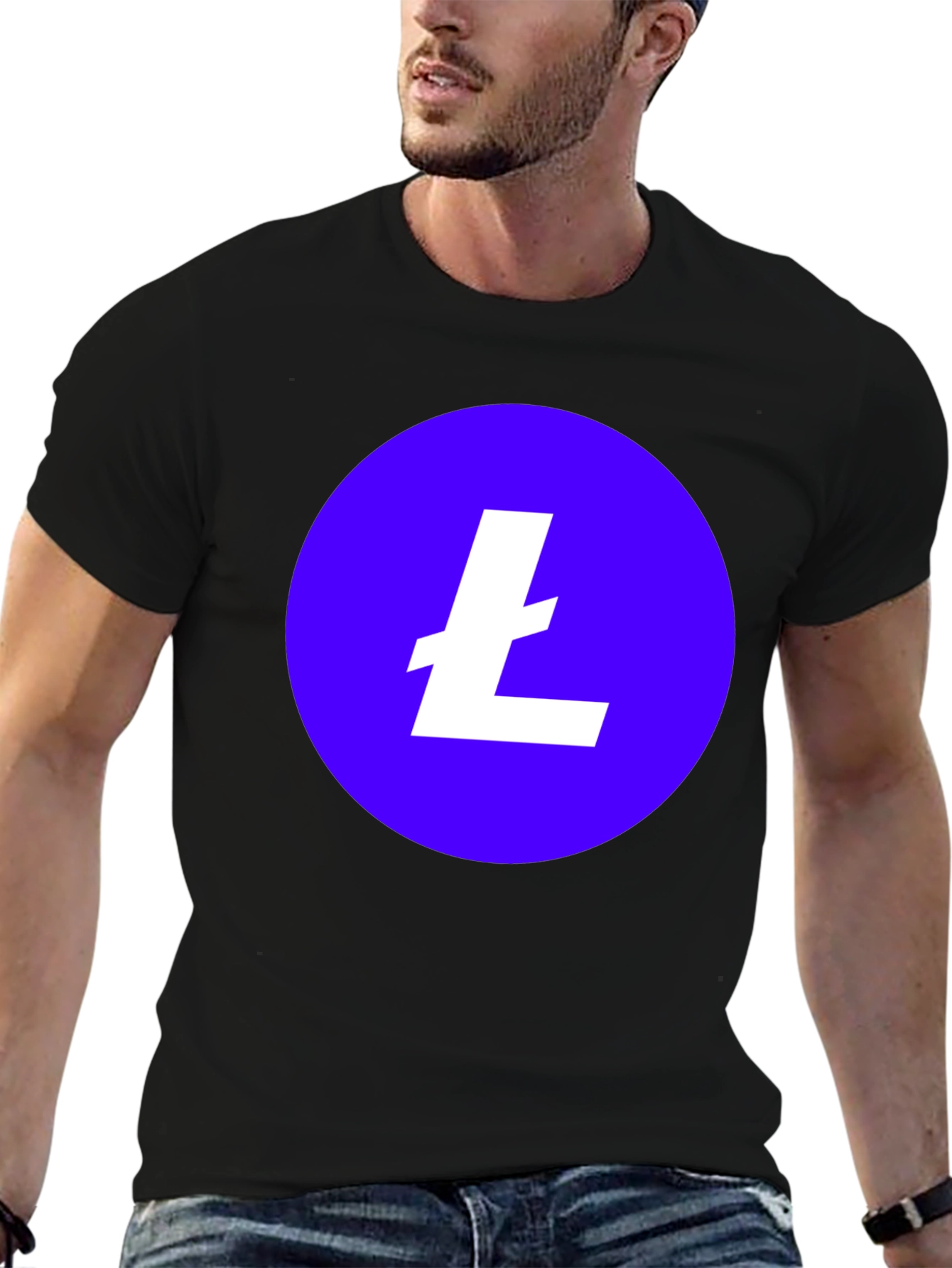 Litecoin Crypto T-Shirt - Black