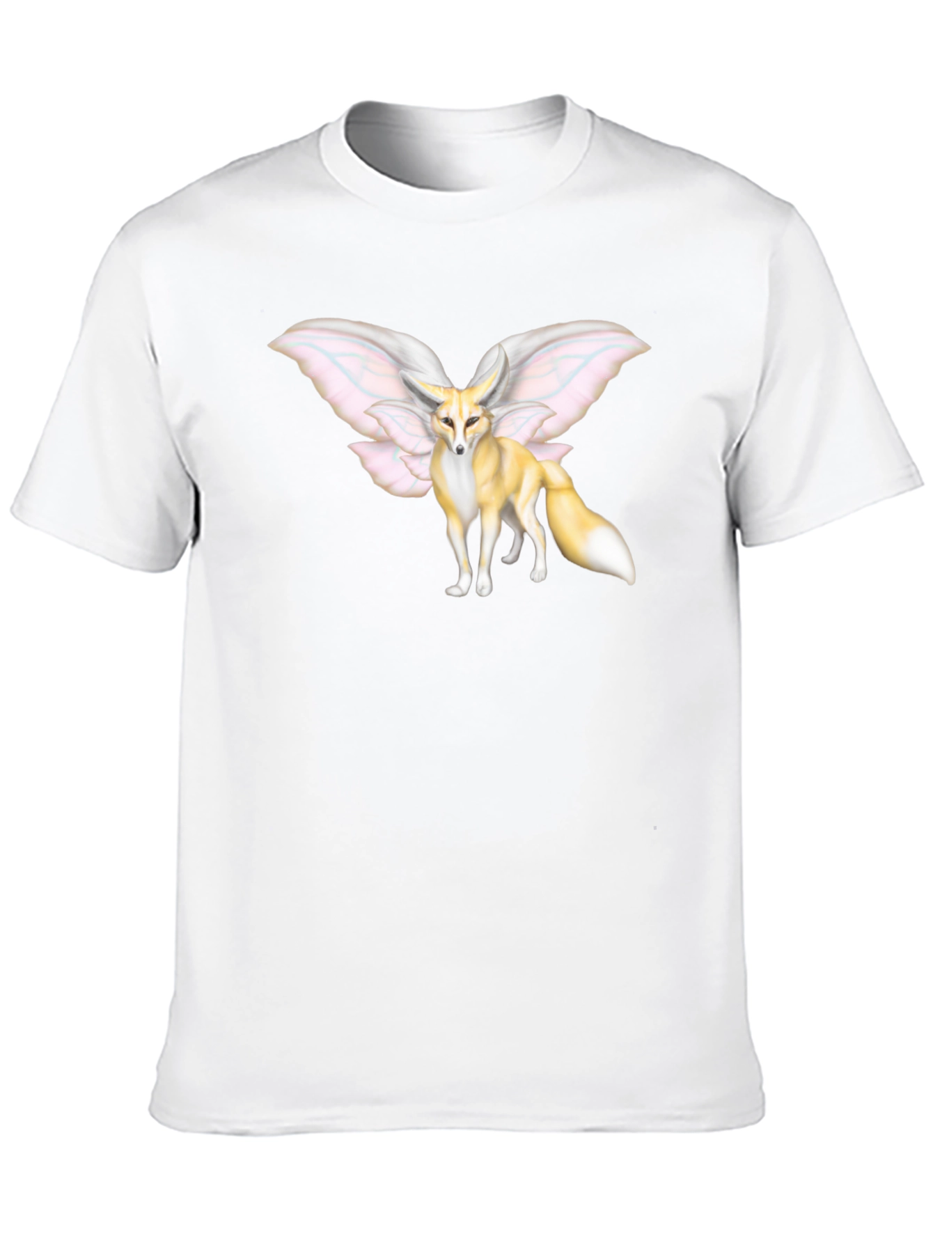 Fennec Fox Fairy Wings T-Shirt | Unique Graphic Tee