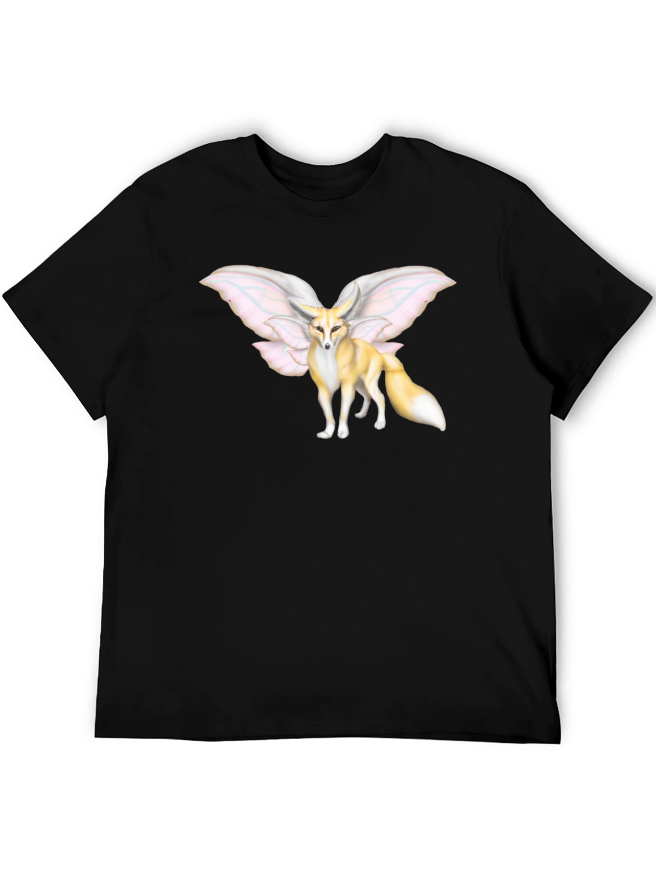 Fennec Fox Fairy Wings T-Shirt | Unique Graphic Tee