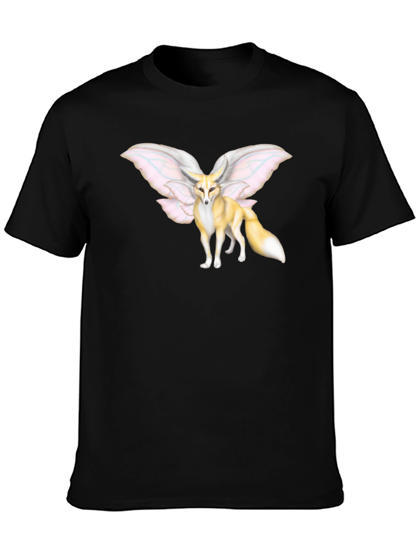 Fennec Fox Fairy Wings T-Shirt | Unique Graphic Tee