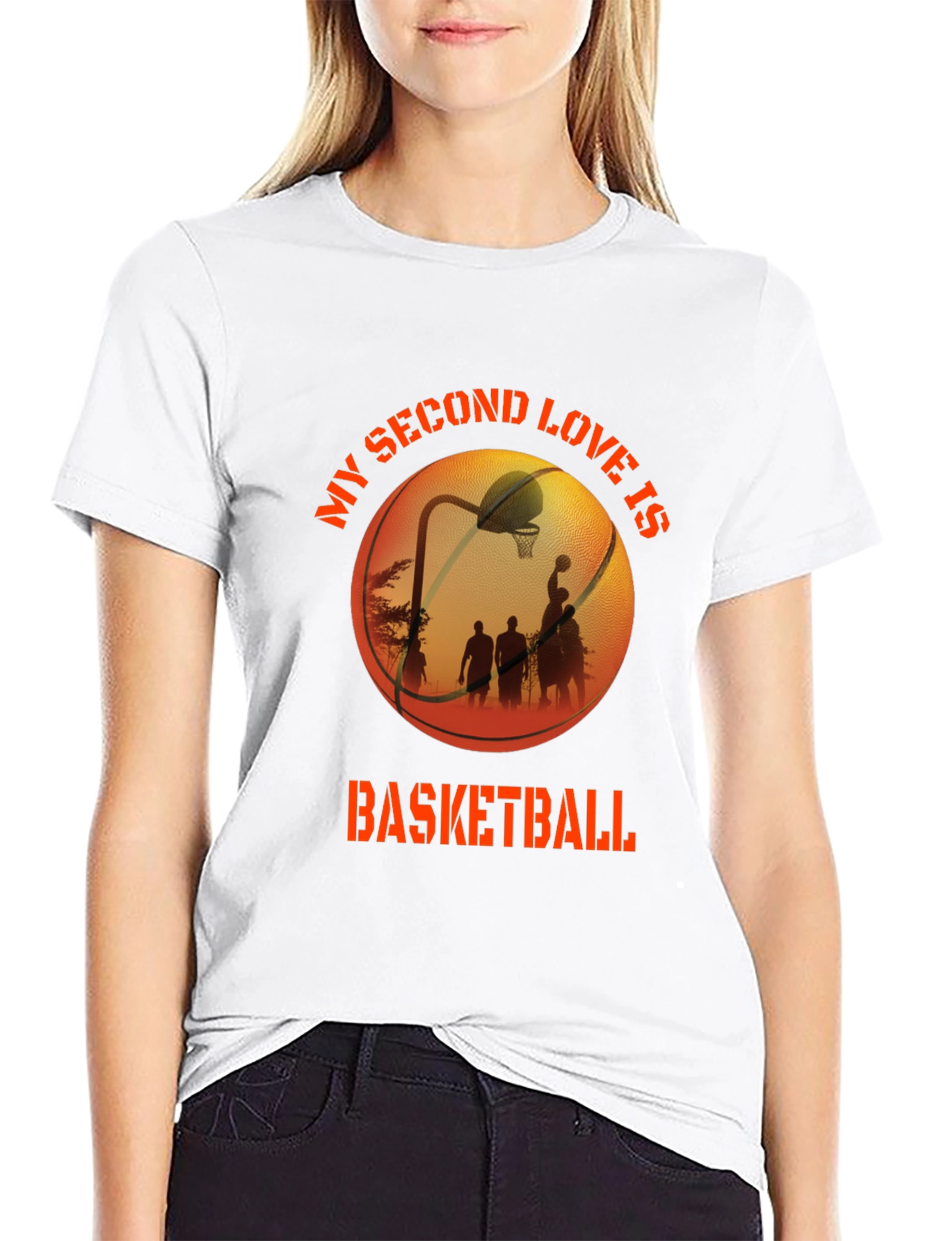 Basketball Second Love Graphic T-Shirt