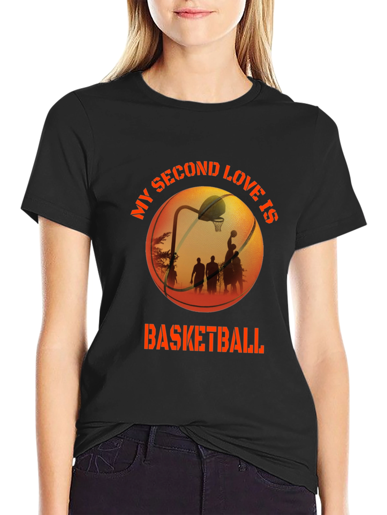 Basketball Second Love Graphic T-Shirt