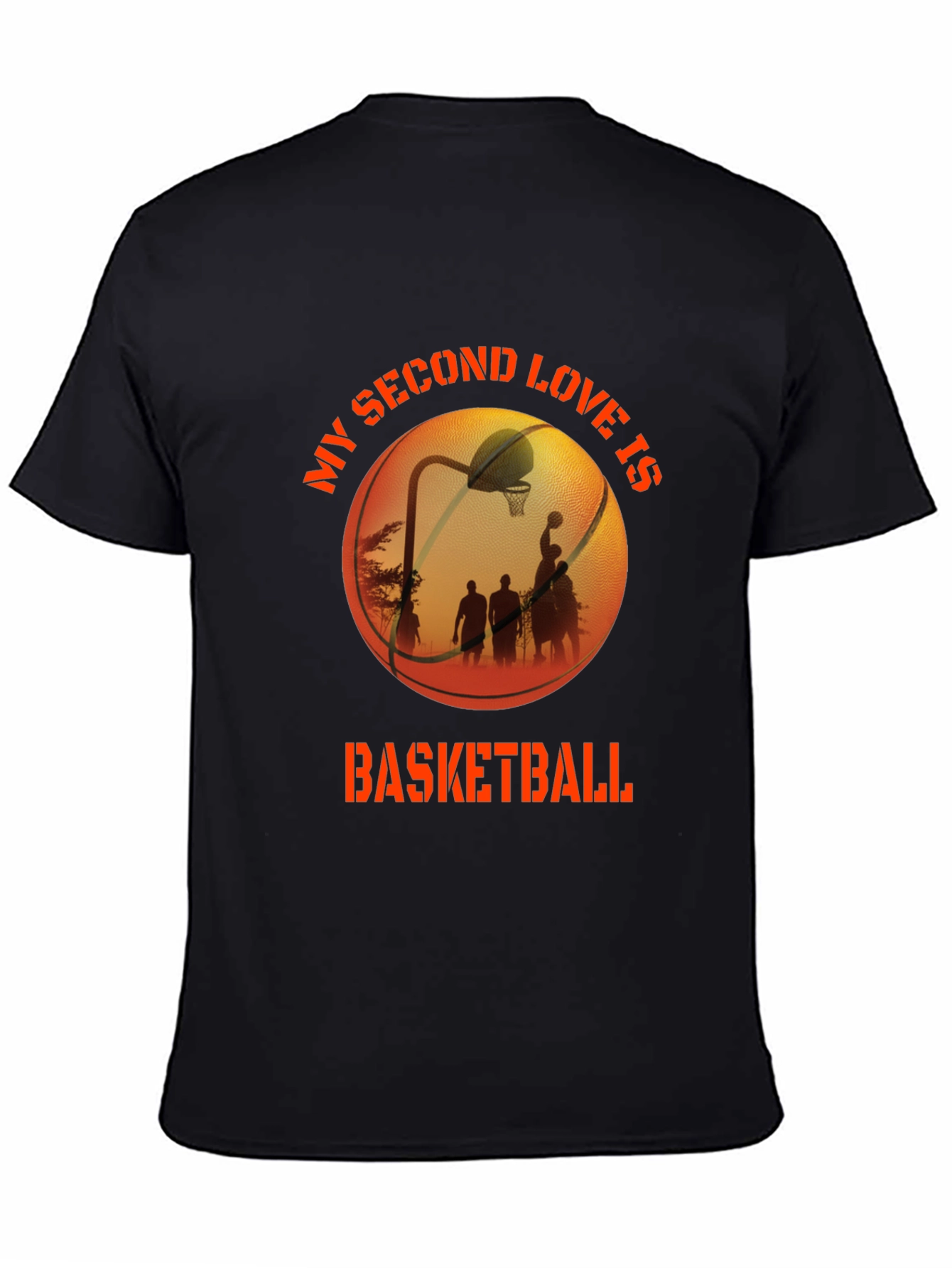 Basketball Second Love Graphic T-Shirt