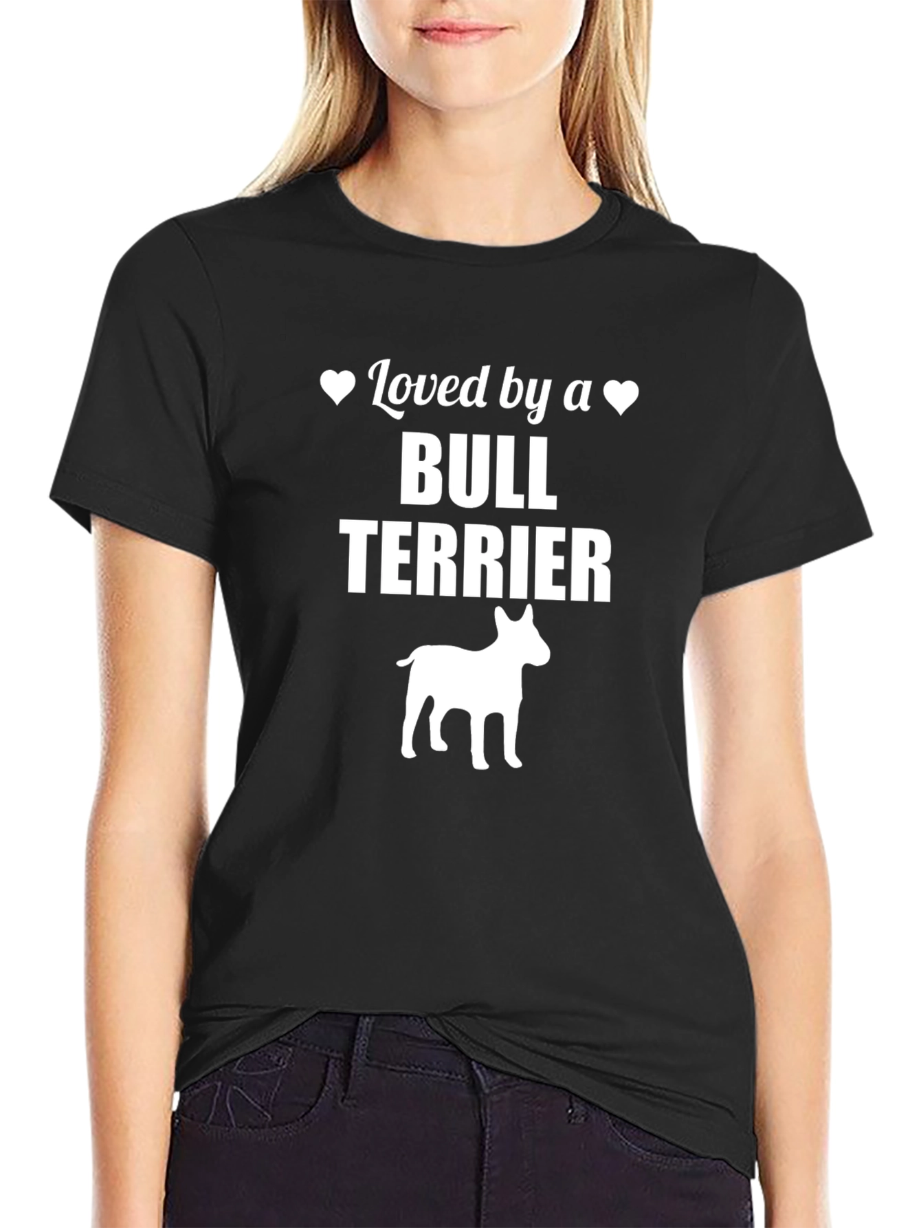 Loved by a Bull Terrier T-Shirt