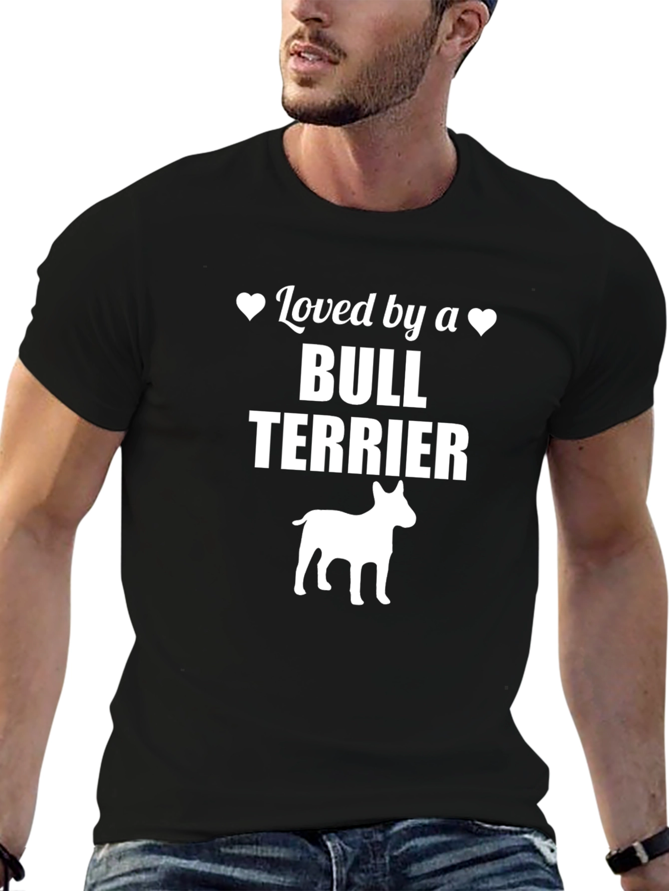 Loved by a Bull Terrier T-Shirt