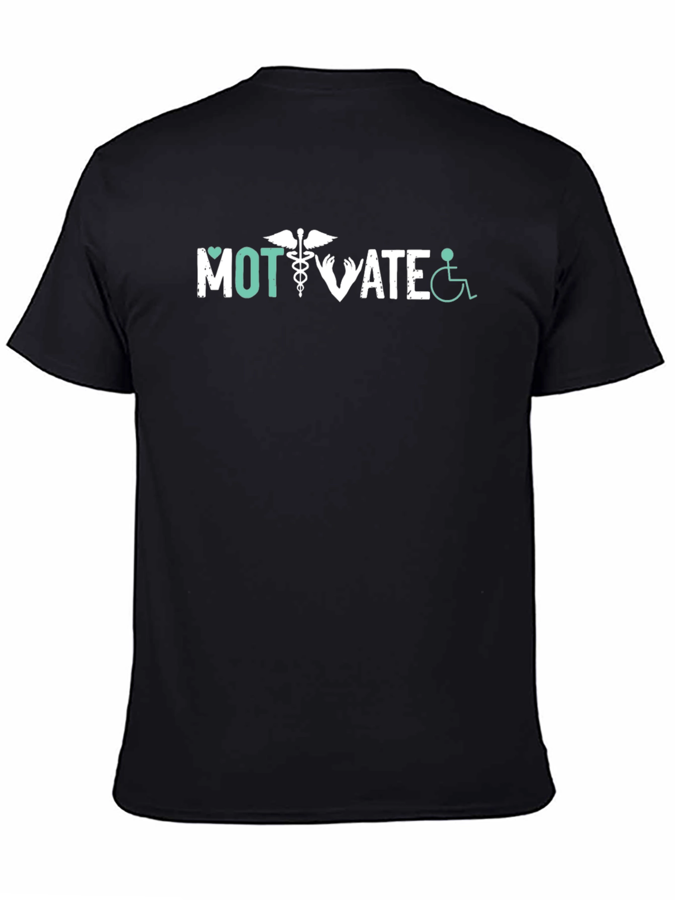 Motivate Graphic Tee - Black