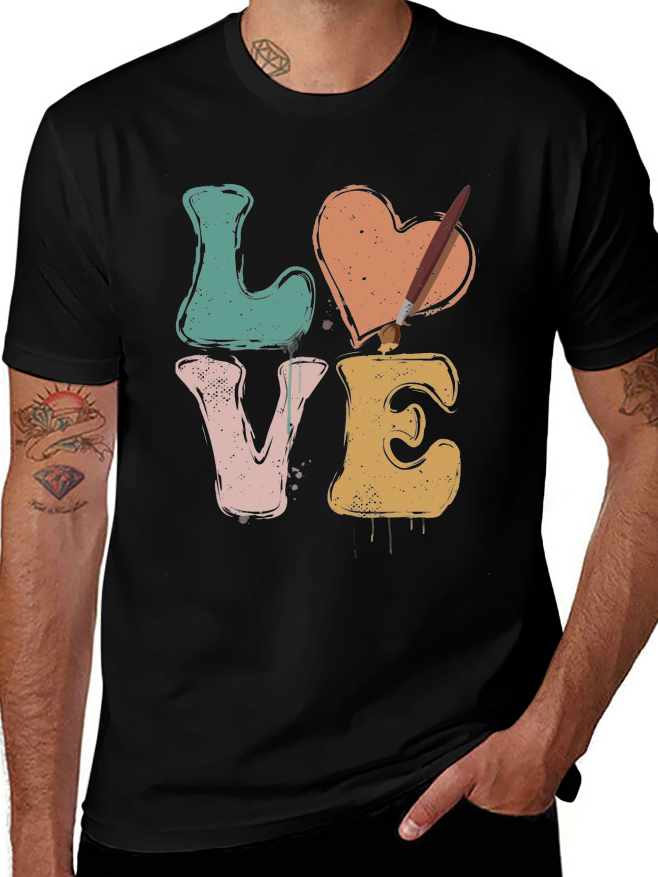 LOVE Artist T-Shirt - Painting Heart Tee