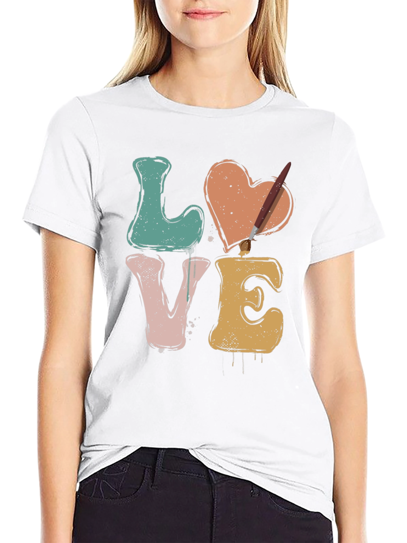 LOVE Artist T-Shirt - Painting Heart Tee