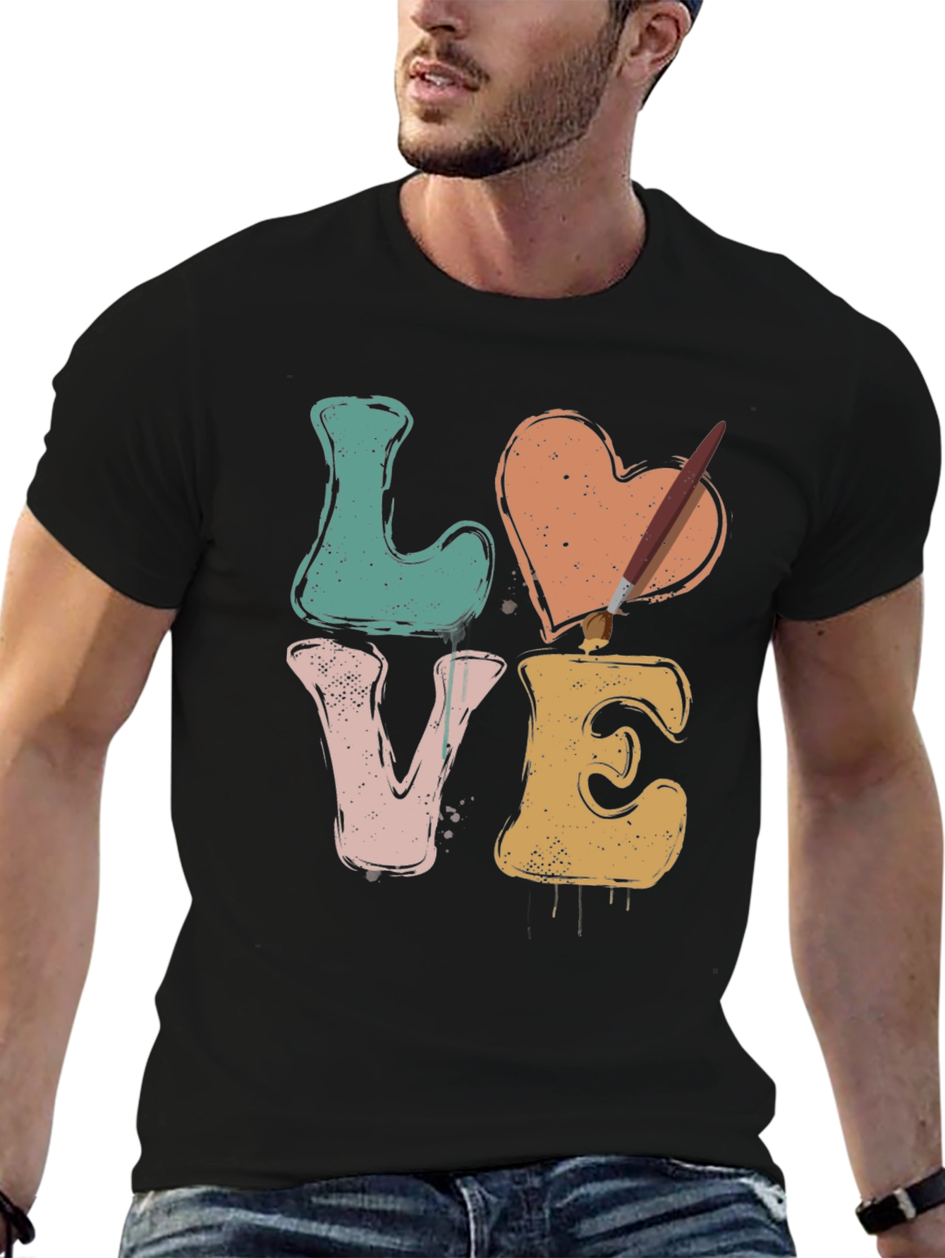 LOVE Artist T-Shirt - Painting Heart Tee