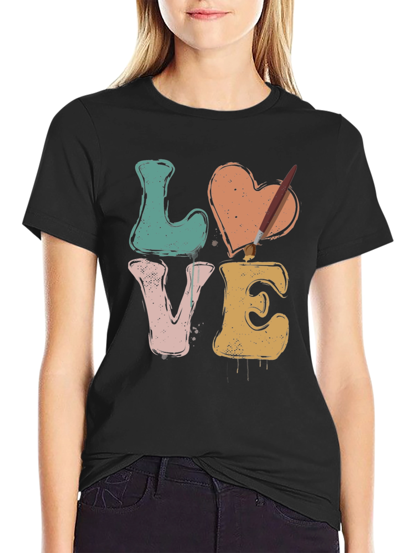 LOVE Artist T-Shirt - Painting Heart Tee