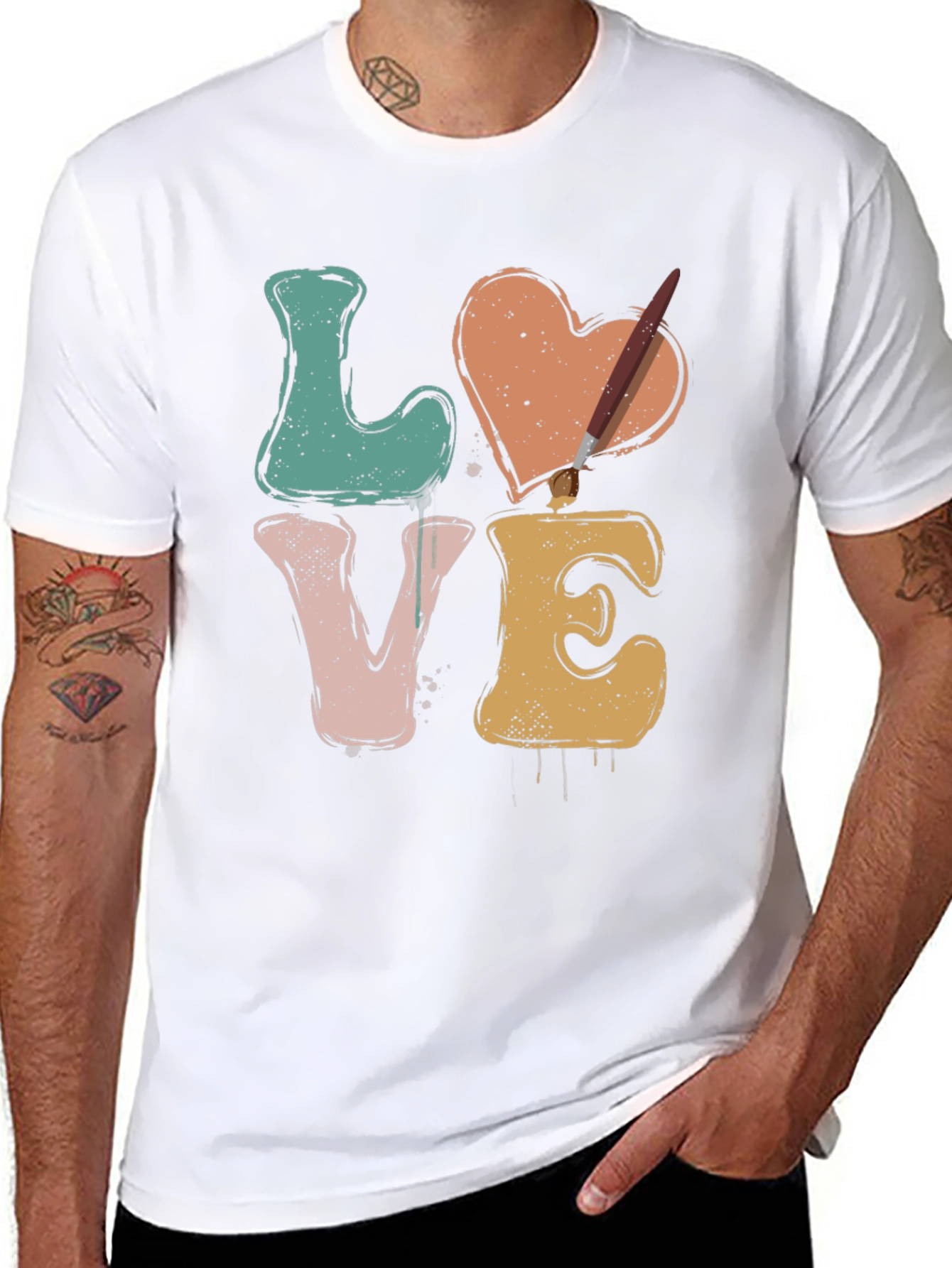 LOVE Artist T-Shirt - Painting Heart Tee