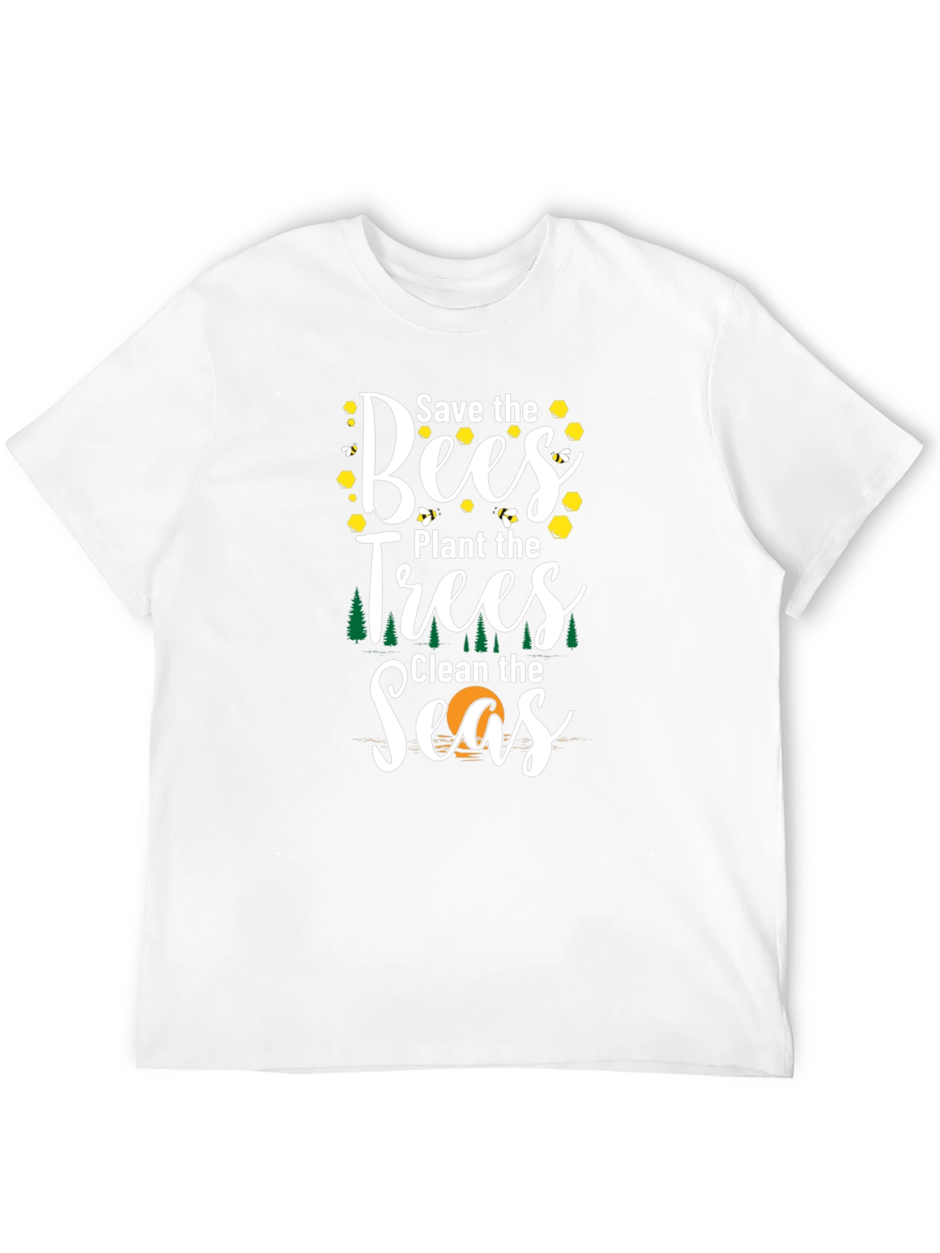 Save the Bees Graphic T-Shirt - Eco Friendly Tee