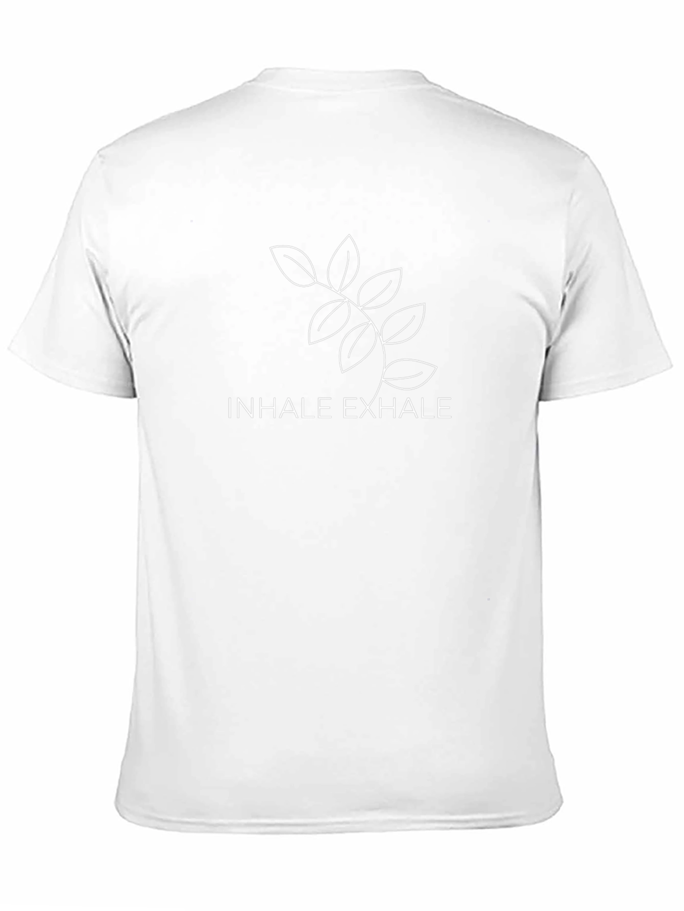Inhale Exhale Graphic Tee - Black