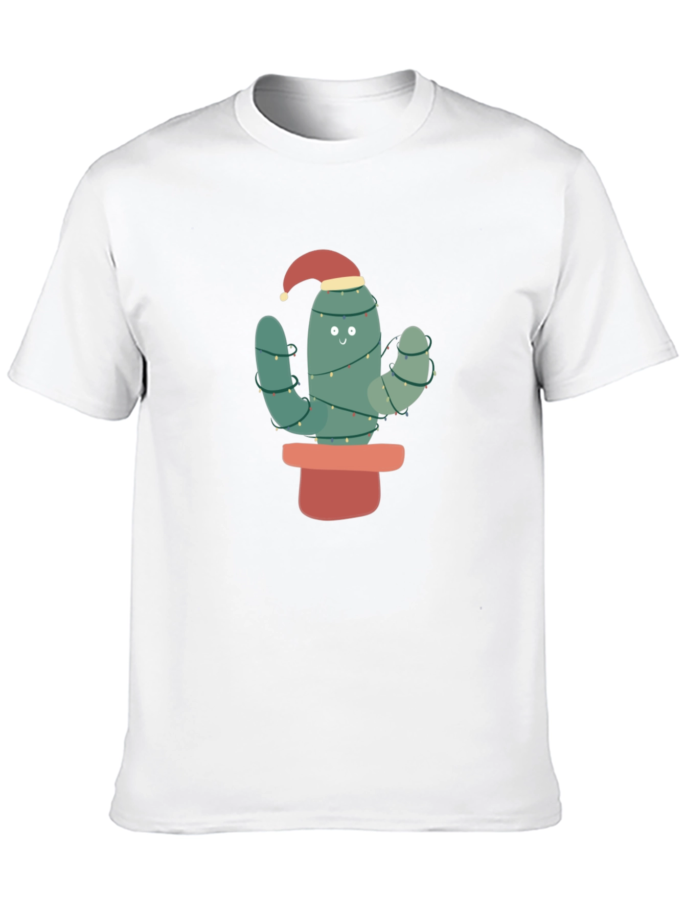 Festive Cactus T-Shirt - Holiday Cheer